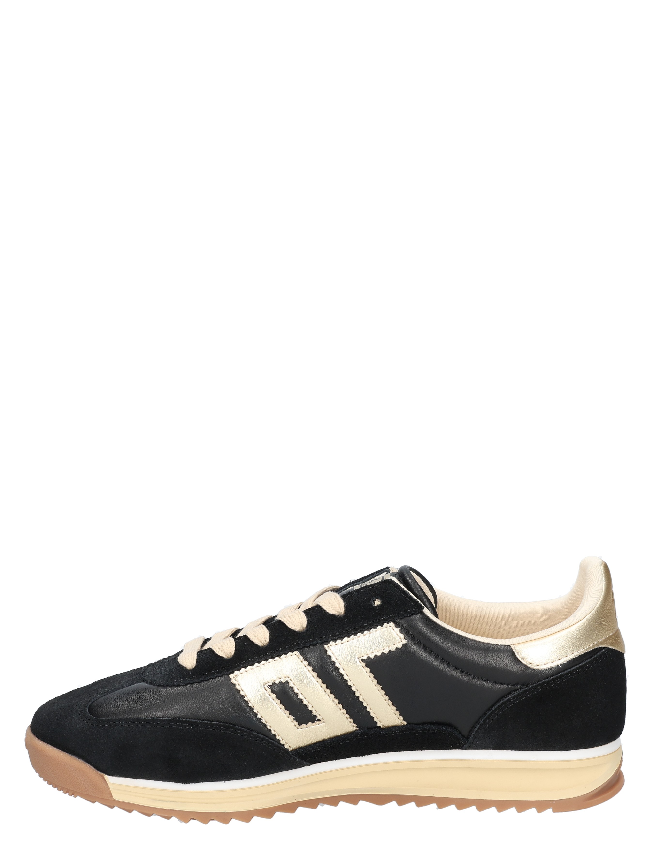 Back 70 - Jogger N01 Nappa Black Gold - Sneakers - Dames - Lage Sneakers - 51587_11_2