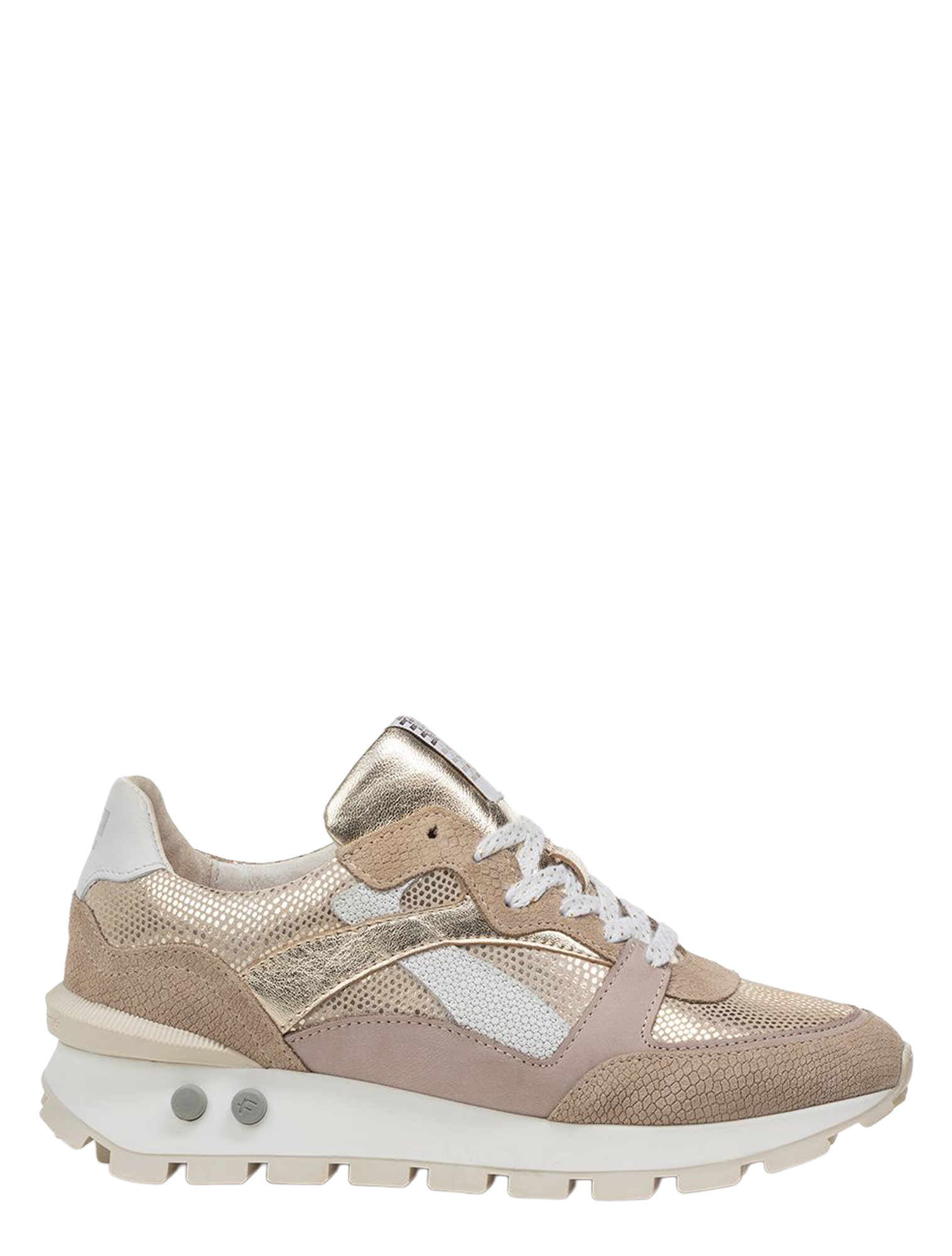 Floris van Bommel - Blokki 10157 07.05 Taupe - Dames - Sneakers - Lage Sneakers - 51486_53_1