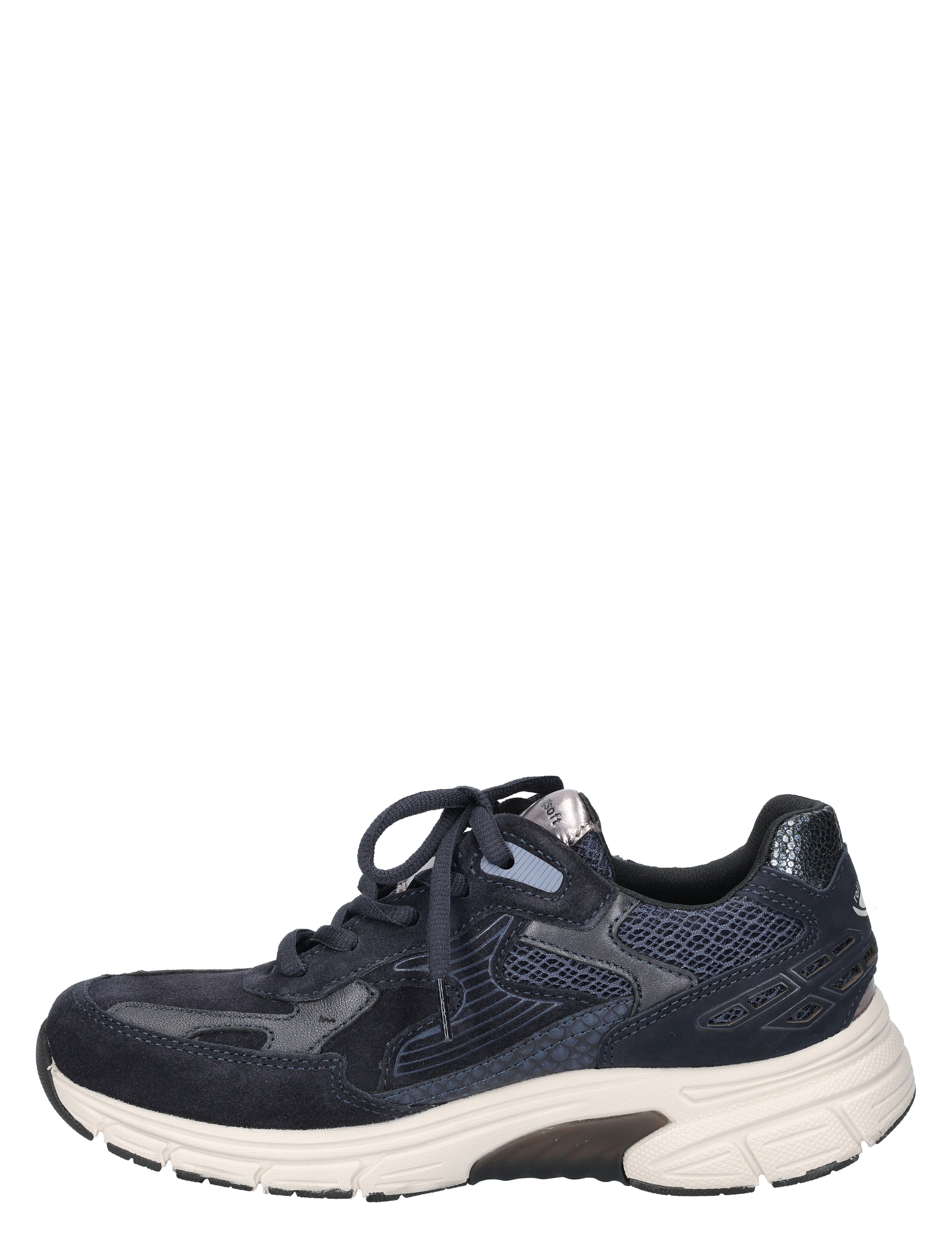 sneaker, navy, mesh, suede, chunky sole