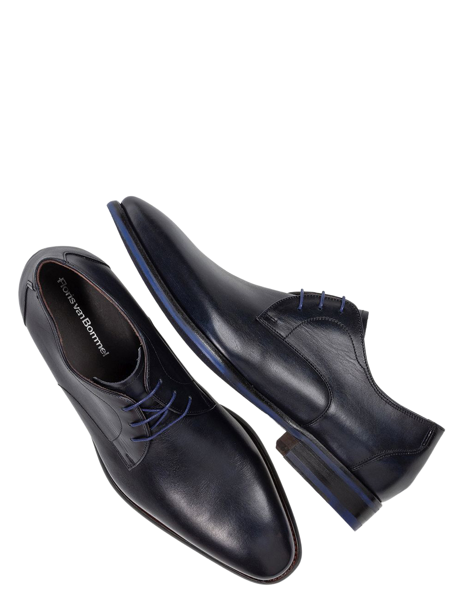 Floris van Bommel - De Netter 30329 20.03 Dark Blue G+ Wijdte - Heren - Veterschoenen - Nette Veterschoenen - 51456_33_3