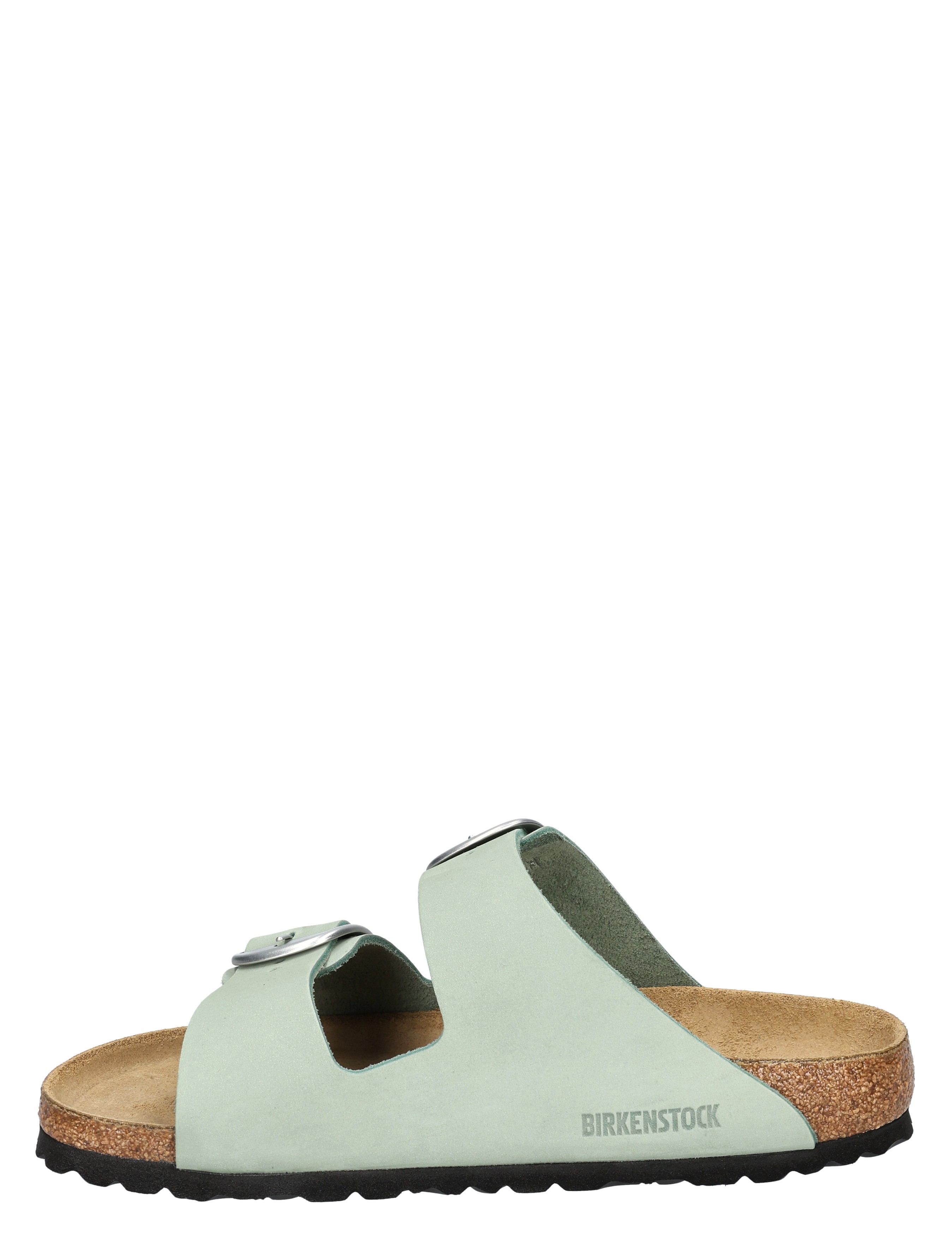 Birkenstock - Arizona Women Big Buckle Nubuck Pure Sage Narrow - Dames - Slippers - 49778_99_3