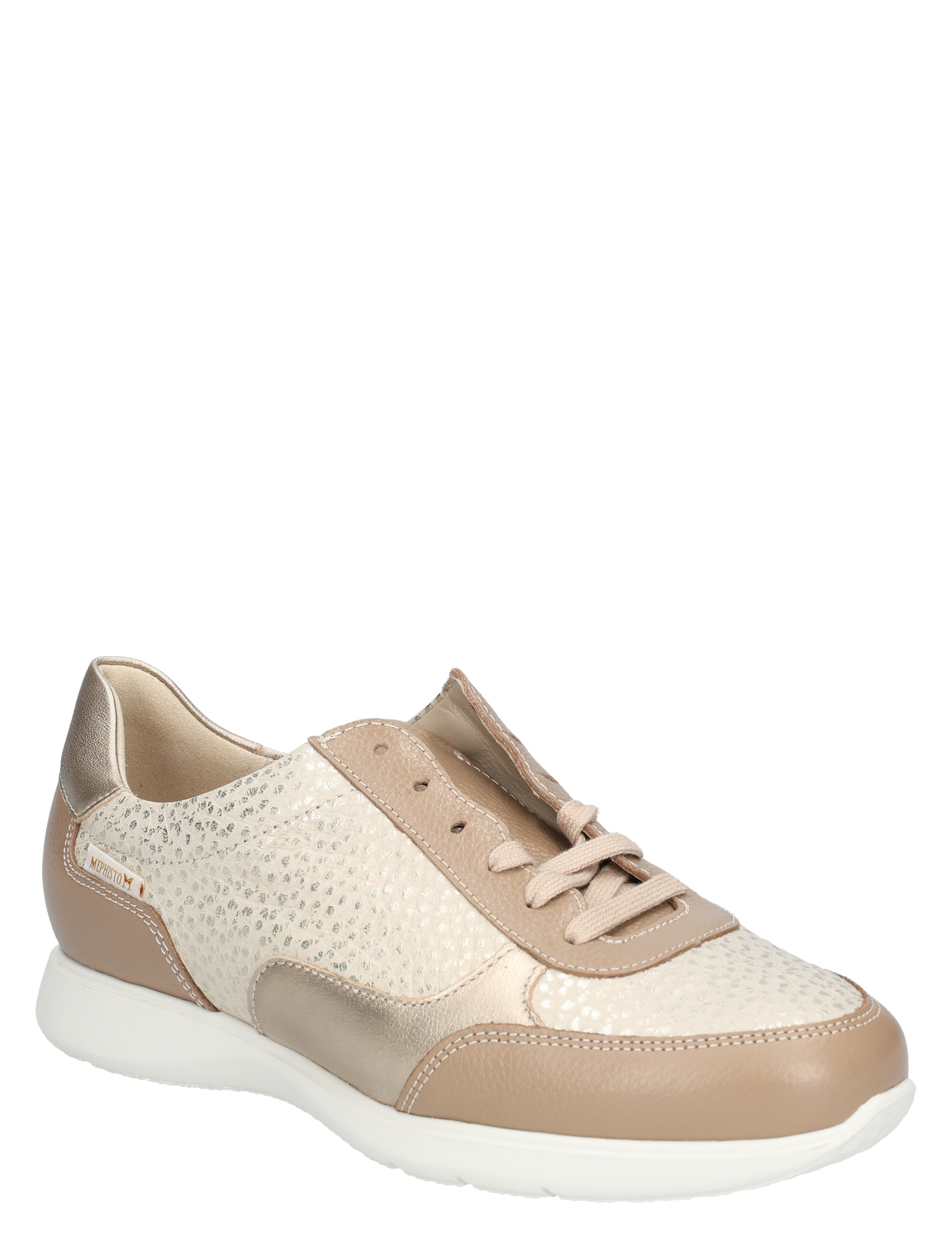 Mephisto - Mendy 9918 Light Taupe - Dames - Veterschoenen - Casual Veterschoenen - 51012_77_3