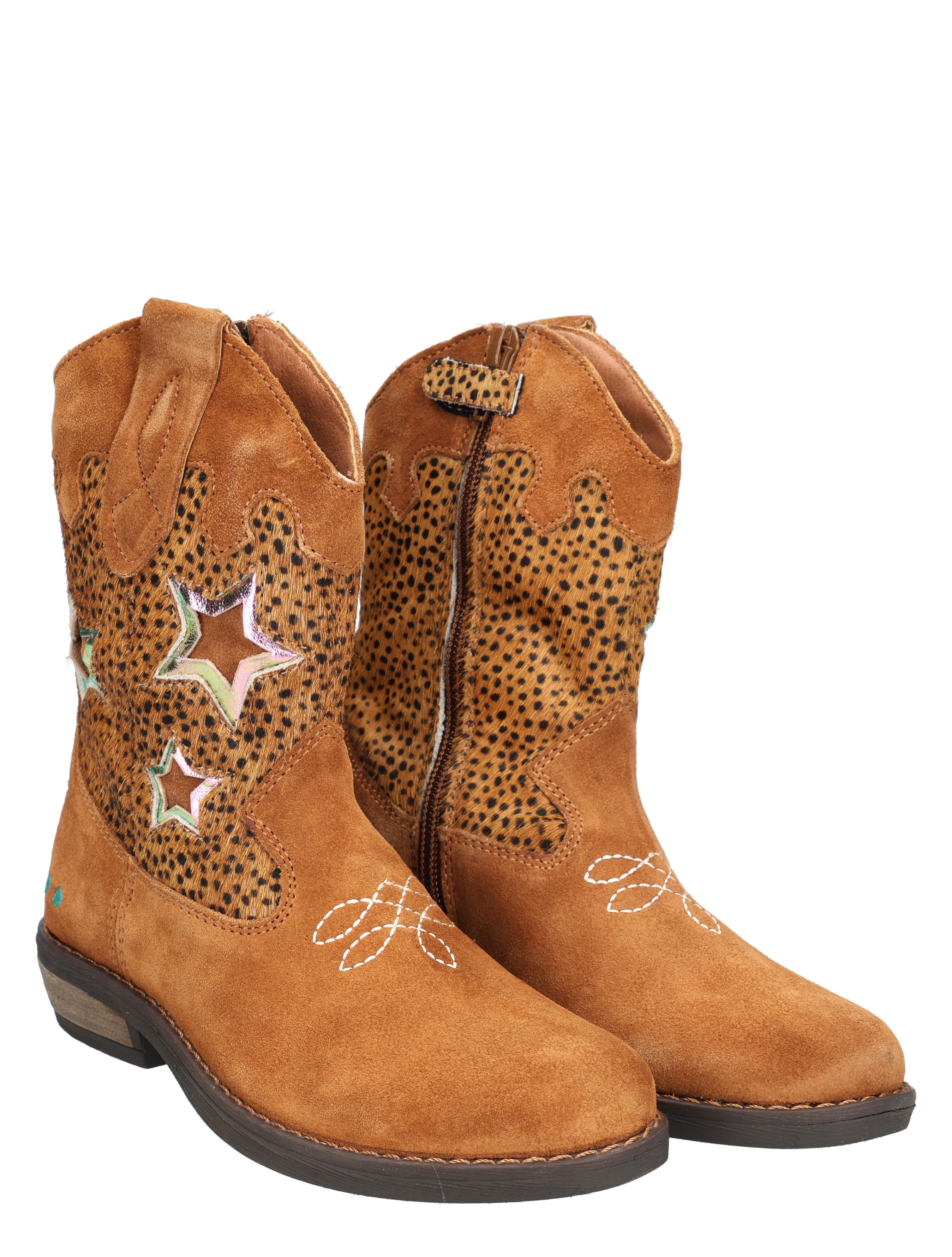 Bunnies - Robine Rodeo Leopard - Meisjes - Boots - Cowboylaarzen - 48507_22_5