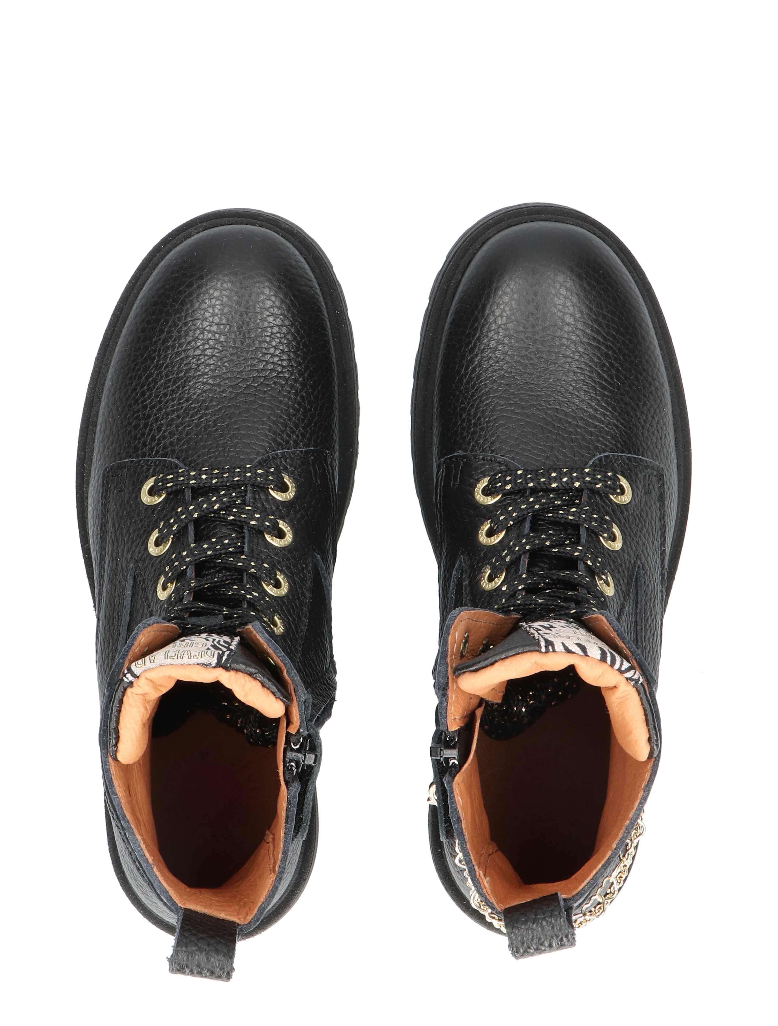 Develab - 42966 922 Black Nappa - Meisjes - Boots - Biker Boots - 45706_11_7