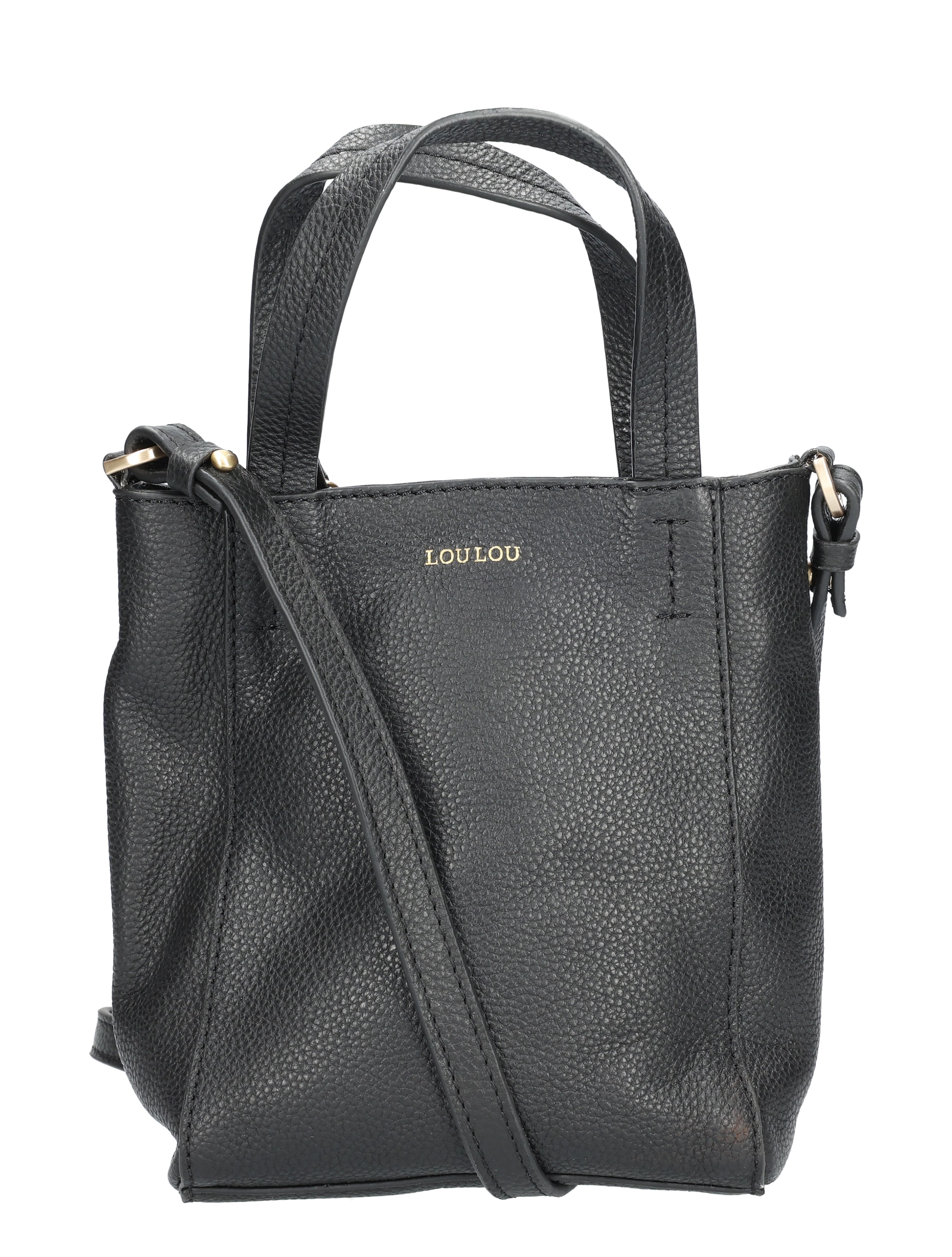 LouLou Essentiels - Naomi 001 Black - Schoudertassen - Dames - 49401_11_1