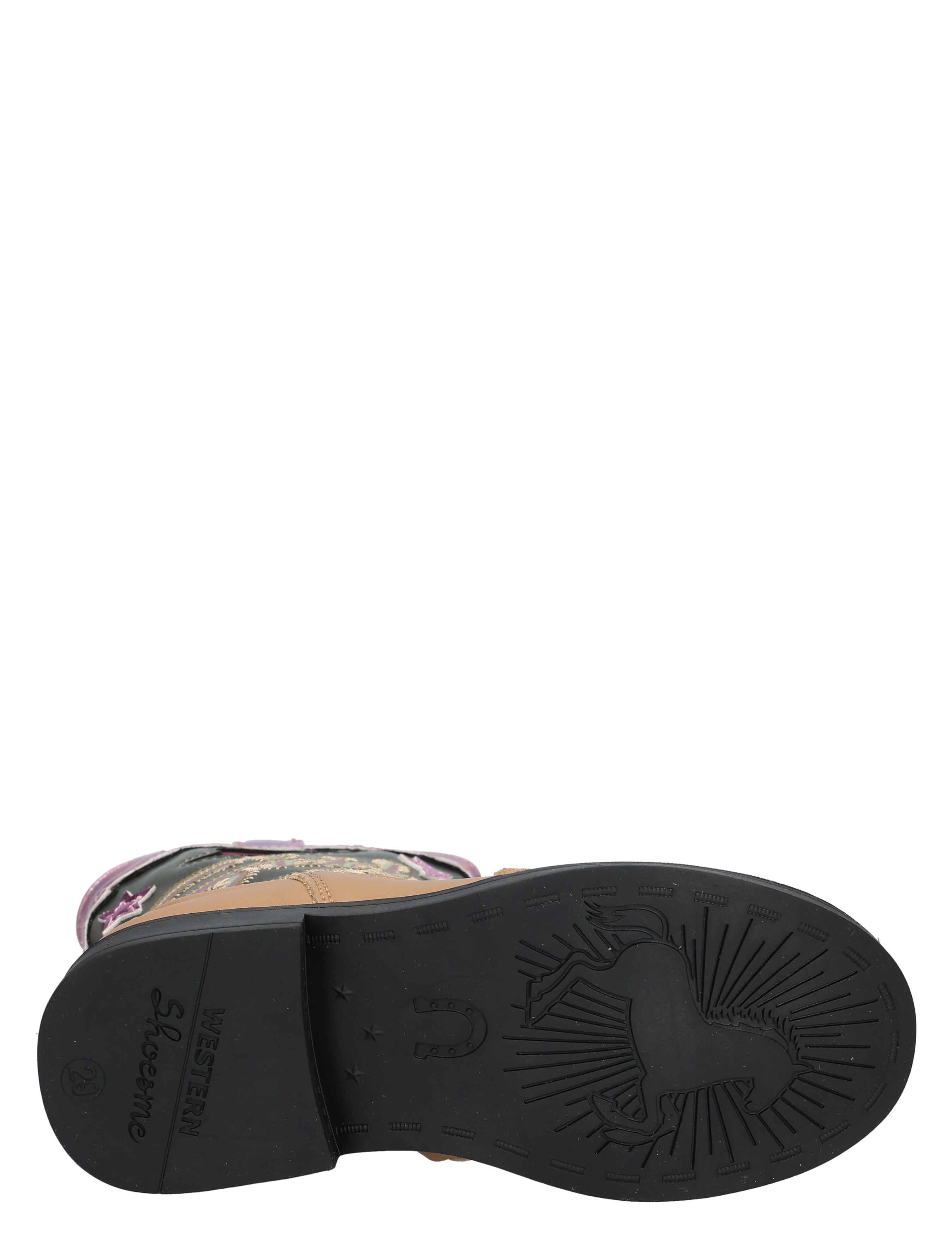 Shoesme - NW25W008 A Cognac Green Pink - Meisjes - Boots - Enkellaarsjes - 48524_26_8