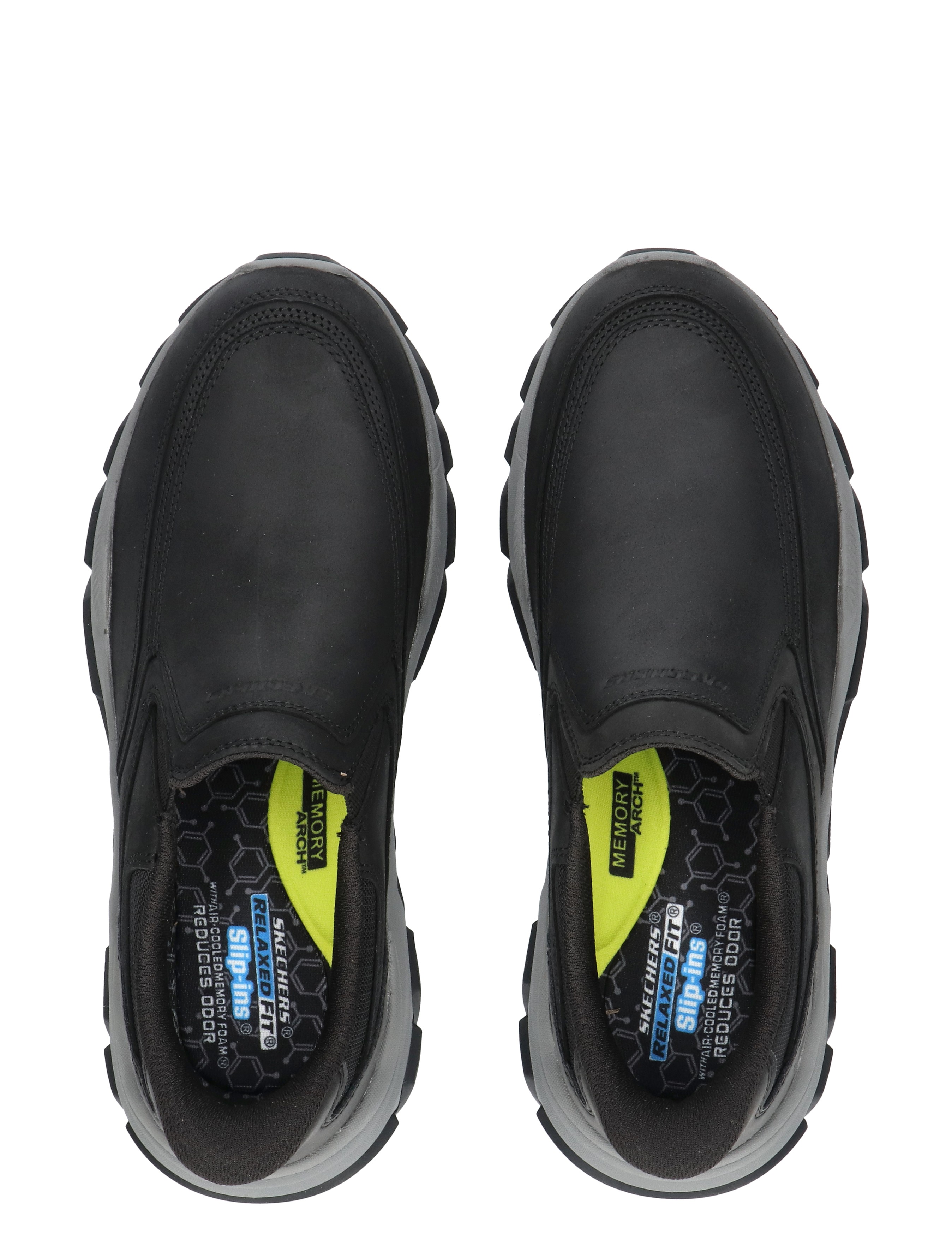 schoenen, slip-on, zwart, comfort zolen, dubbel paar