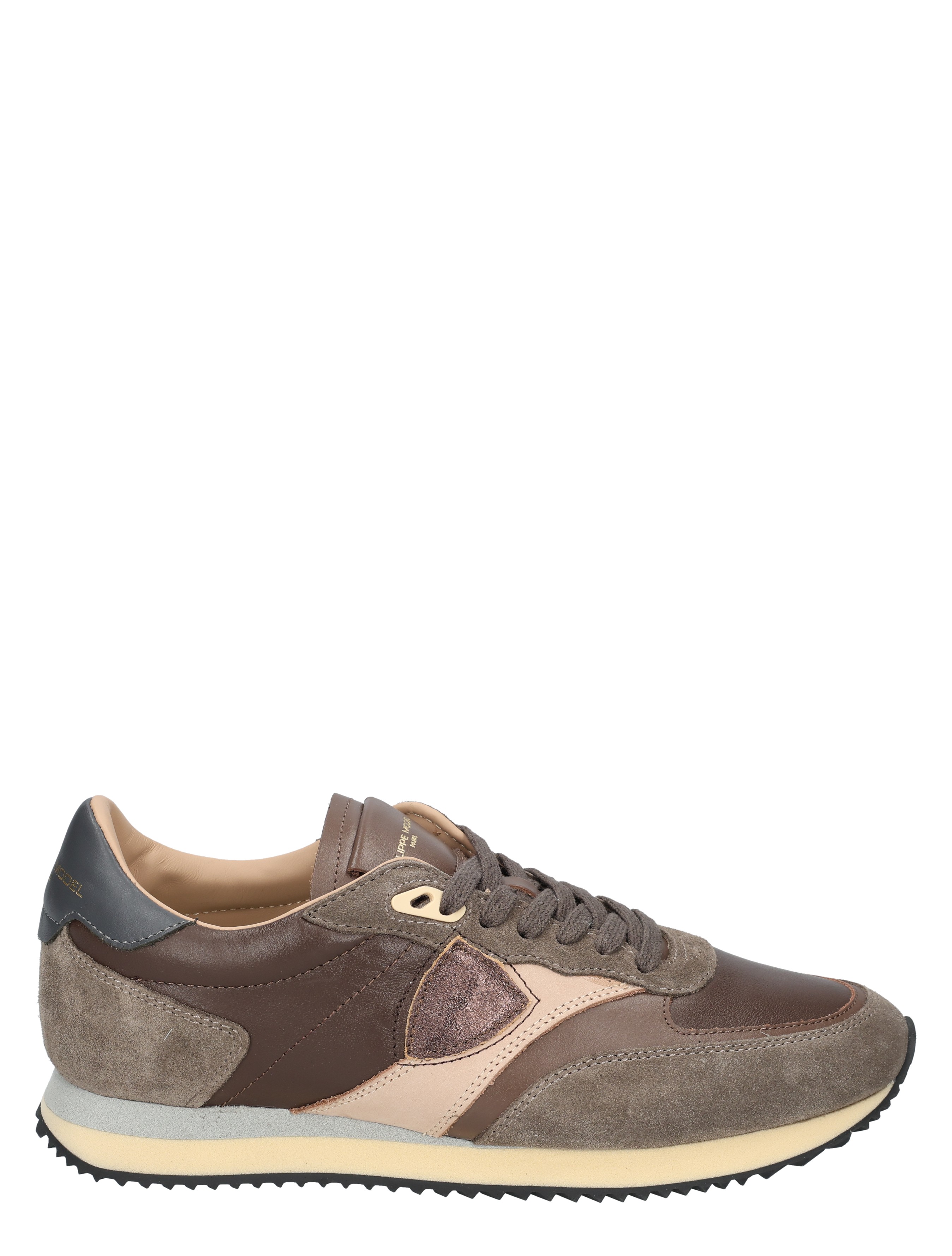 Philippe Model - BVLD Blville Low Women VD18 Daim Brown Bronze - Dames - Sneakers - Lage Sneakers - 51513_99_1