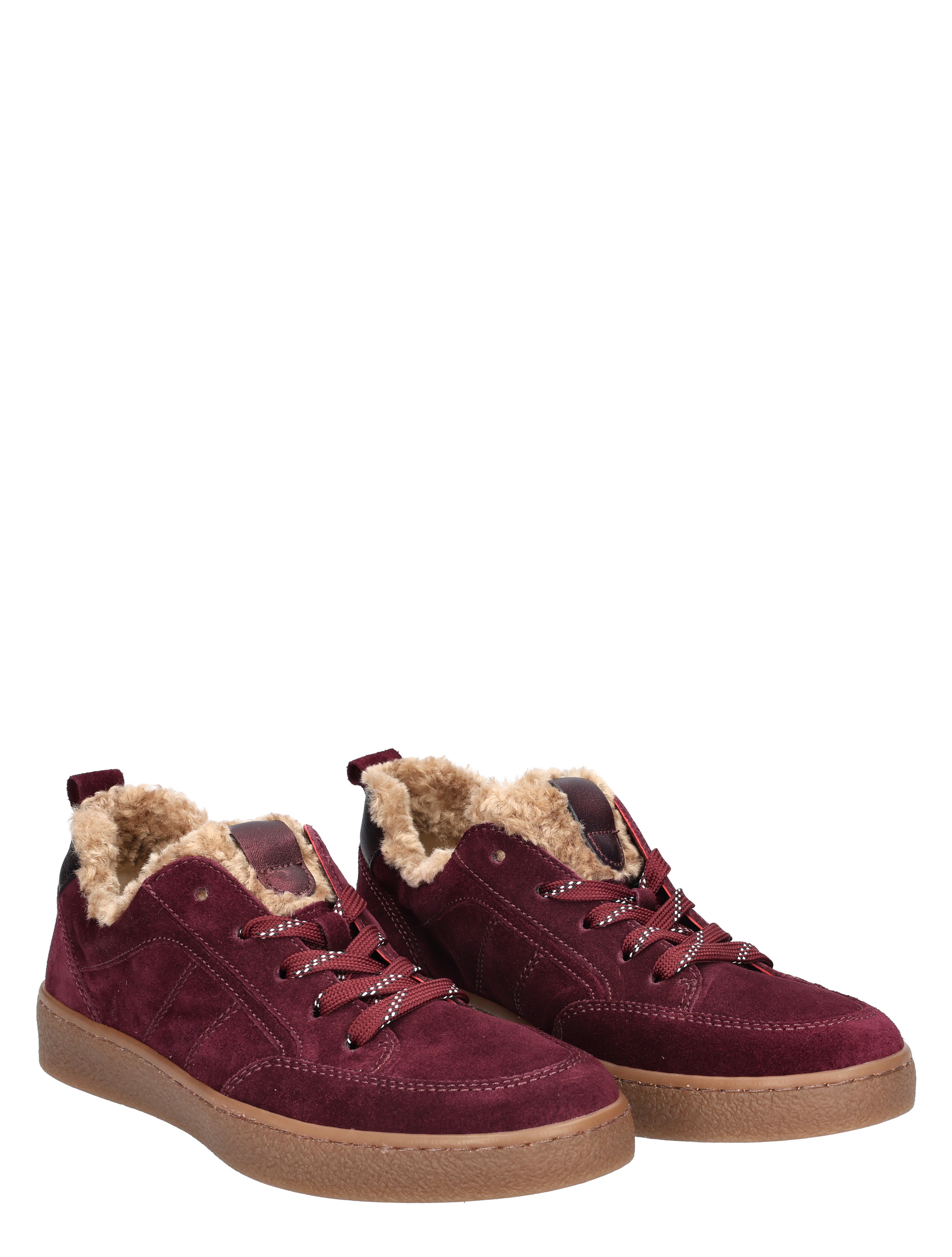 tweedehandslaarzen, burgundy, suède, vacht interieur, creepzool
