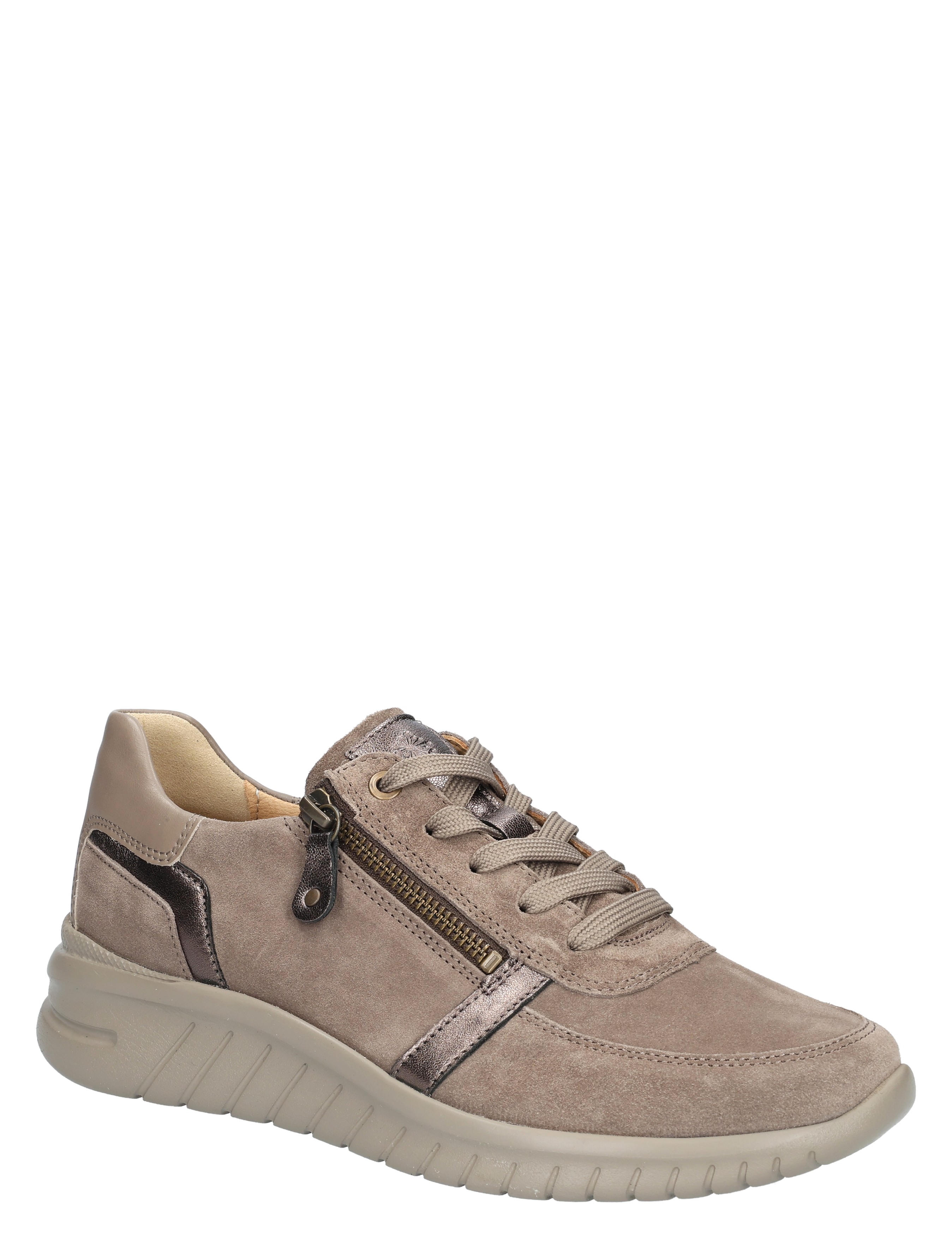 Hartjes - Wave Shoe Taupe G+ Wijdte - Dames - Veterschoenen - Casual Veterschoenen - 48894_77_3
