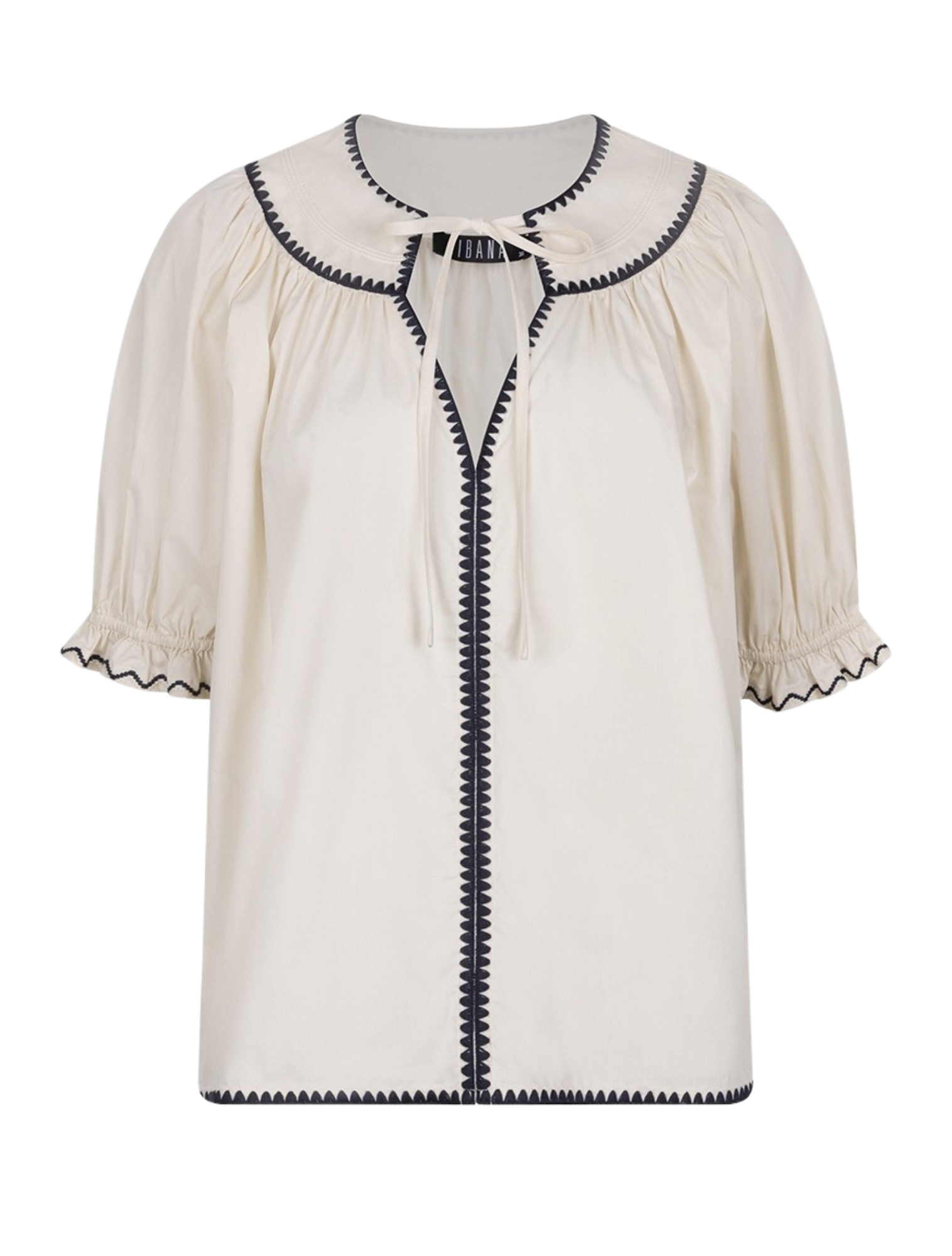 Ibana - Tuzij 302540023 Buttercream - Dames - Tops - 48005_77_1