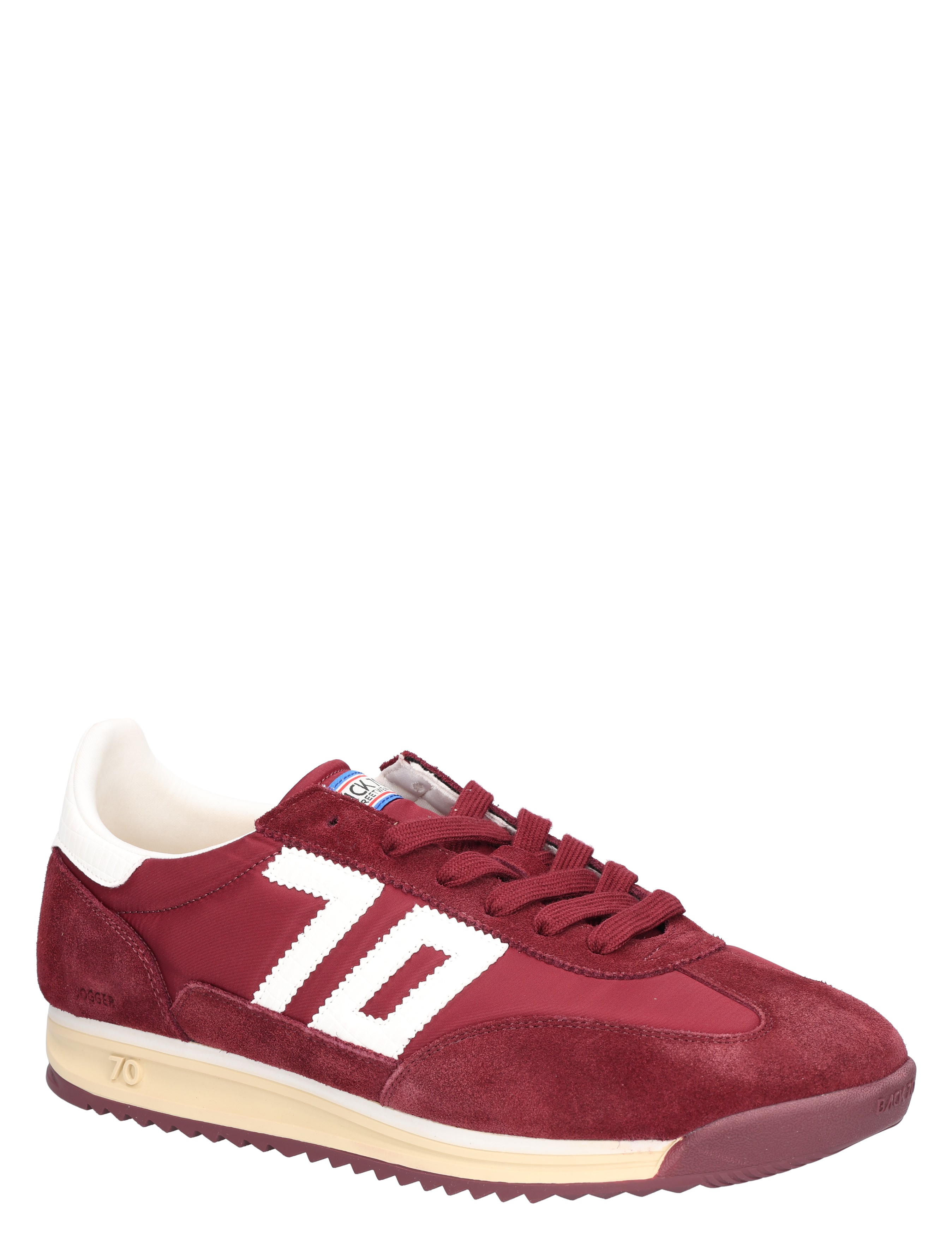 Back 70 - Barkley Jogger FC32 Nylon Sponge Wine Suede W - Heren - Lage Sneakers - Sneakers - 48923_42_3