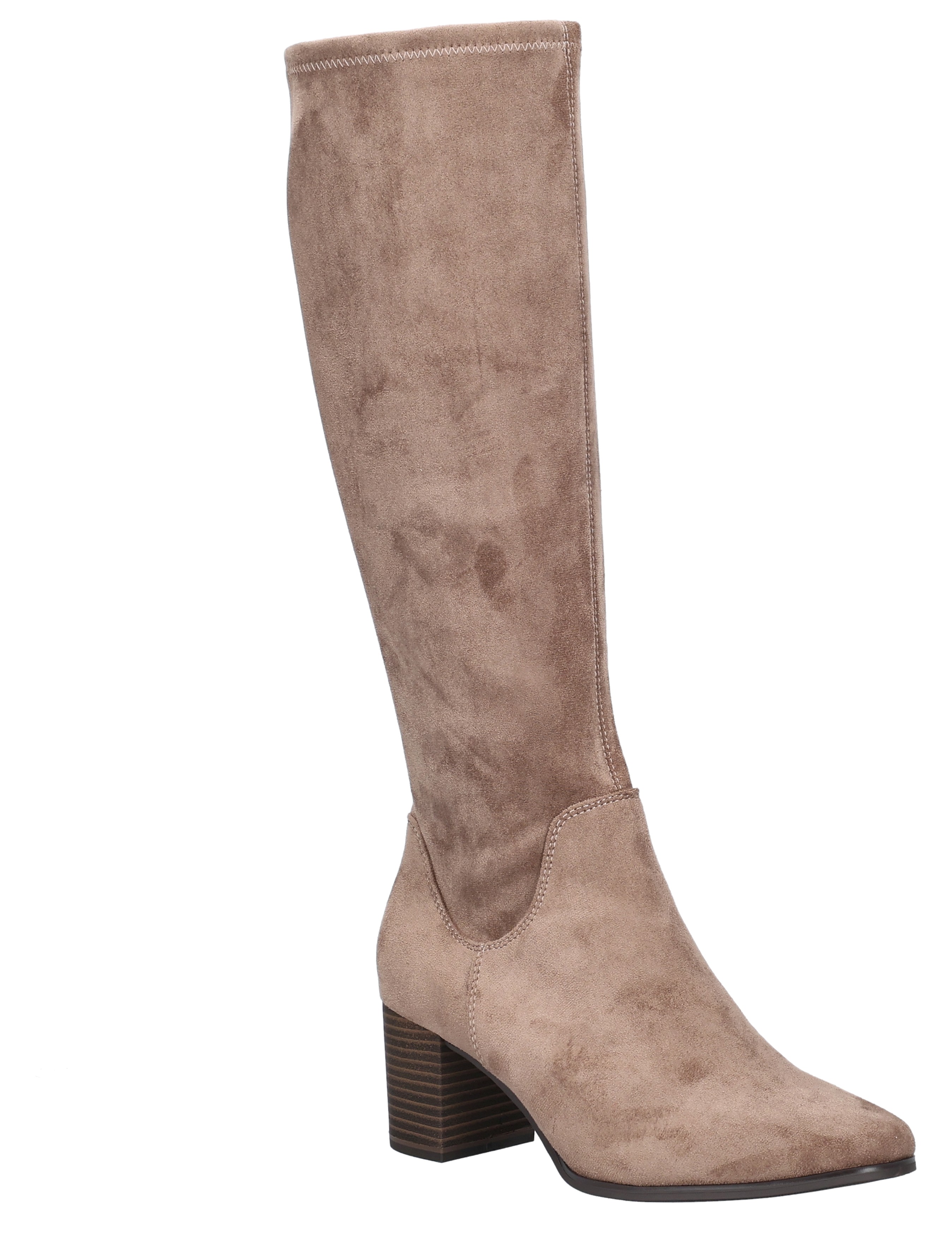 laars, knee-high, suede, taupe, boot