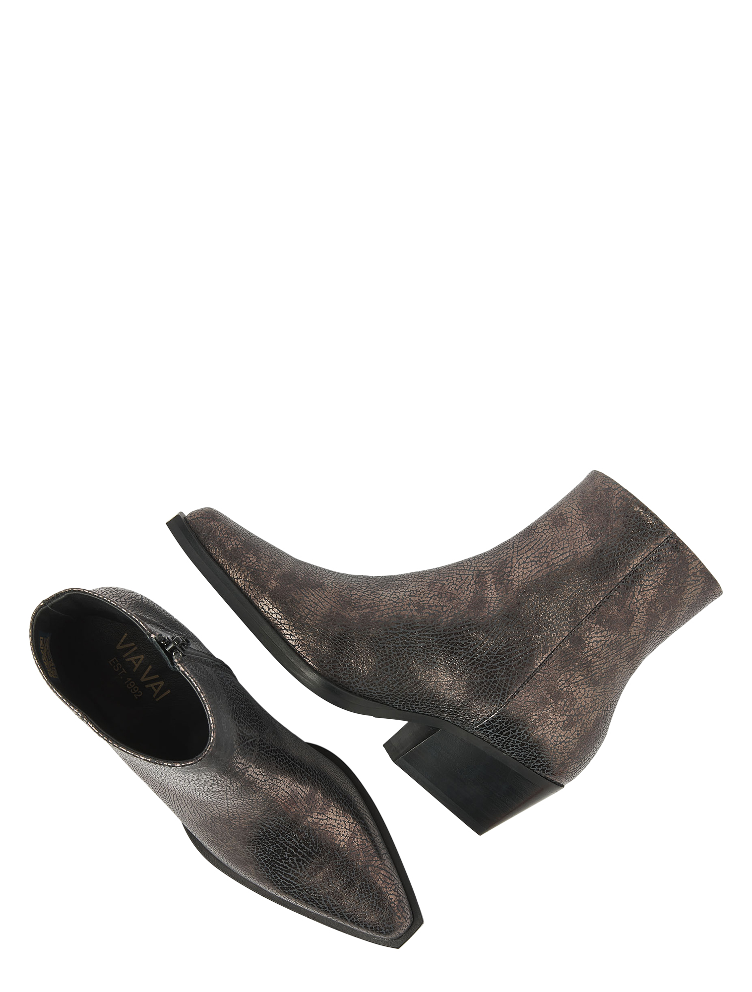 VIA VAI - Do Cassidy 62142 07-903 Bronze - Dames - Boots - Enkellaarsjes - 50031_99_4