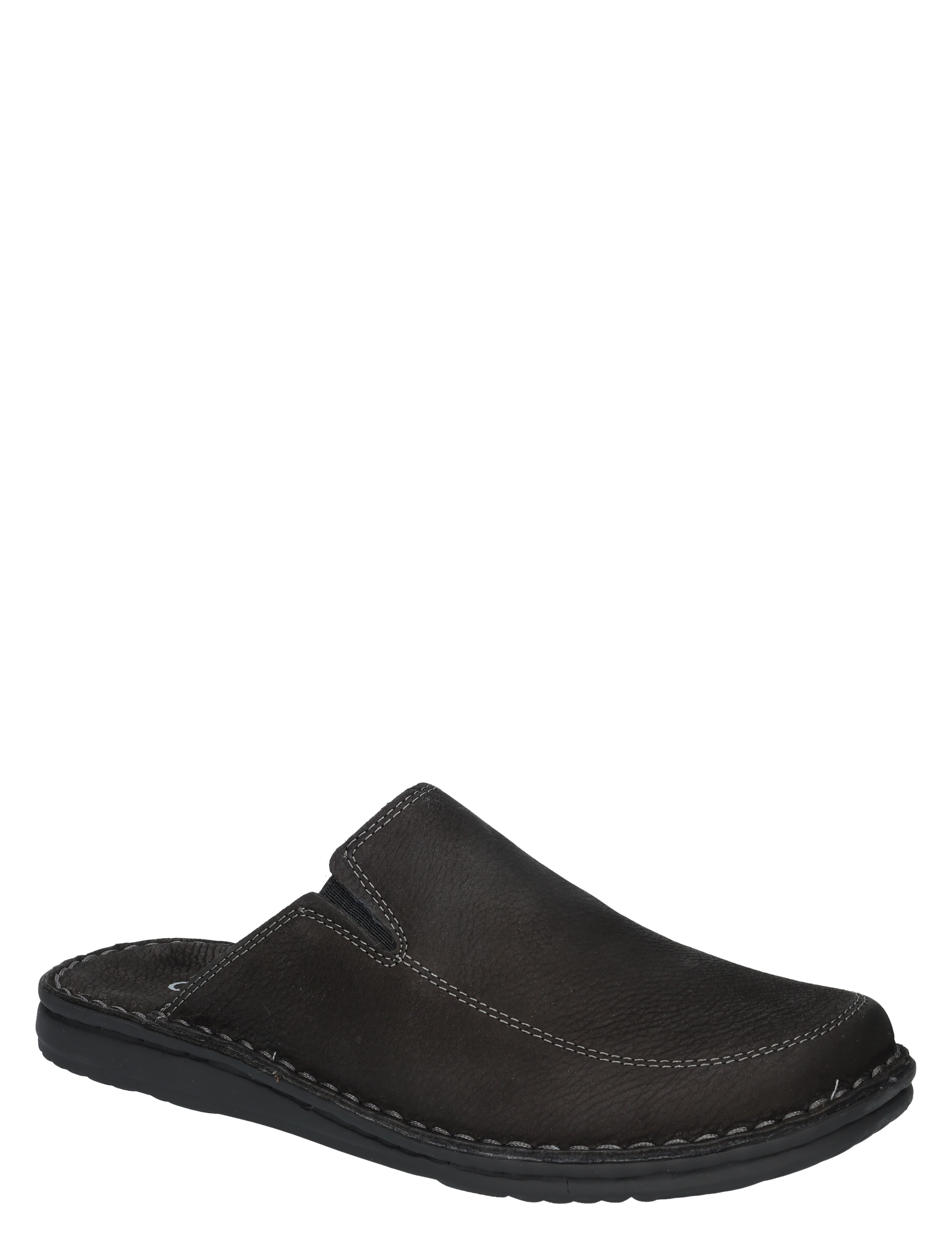 slipper, mocassin, donkerbruin, luxe leer, slip-on