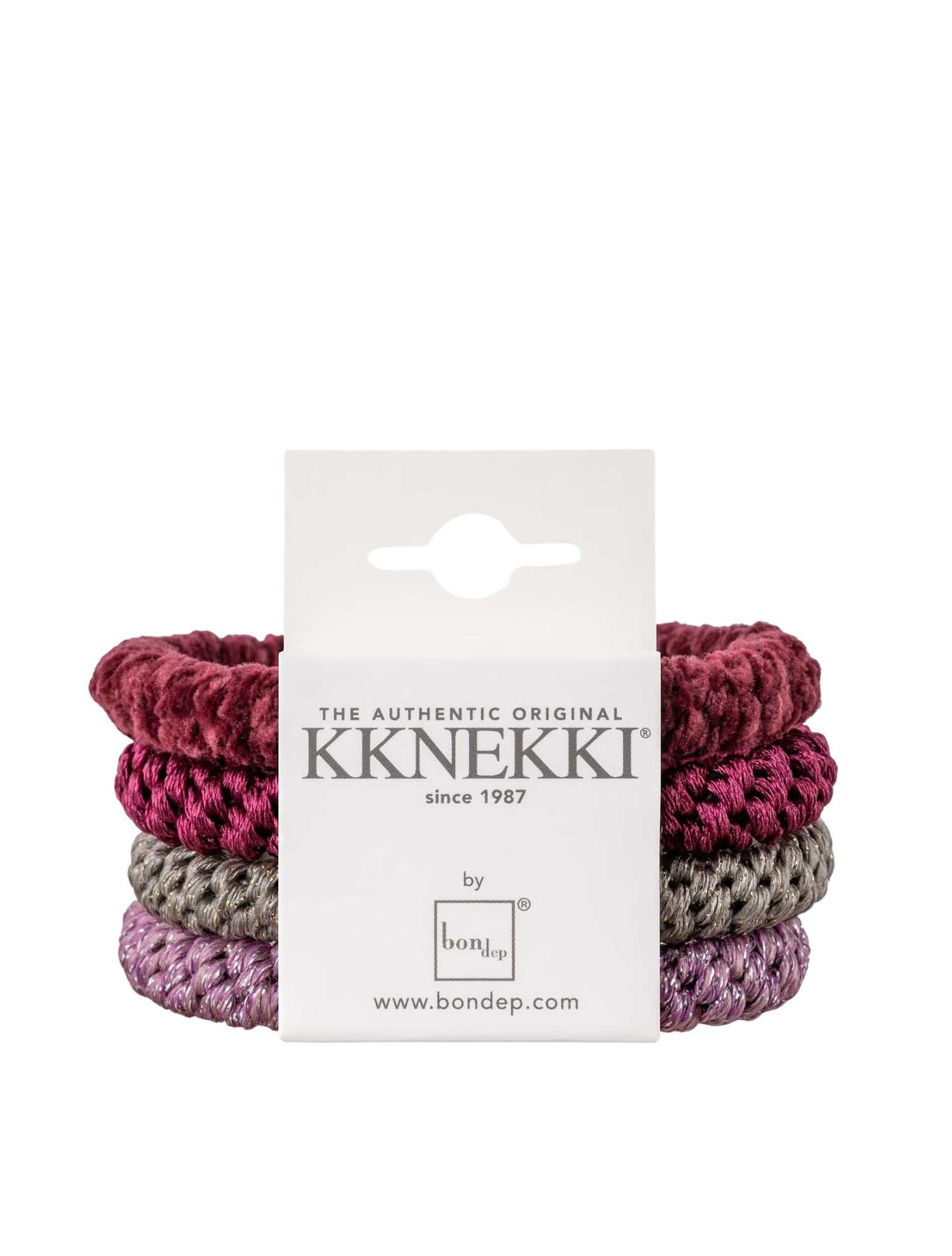 Kknekki - Kknekki 4-pack 3134 Bordeaux Lila Combi - Dames - Hairwear - Meisjes - Hairwear - 50752_42_1