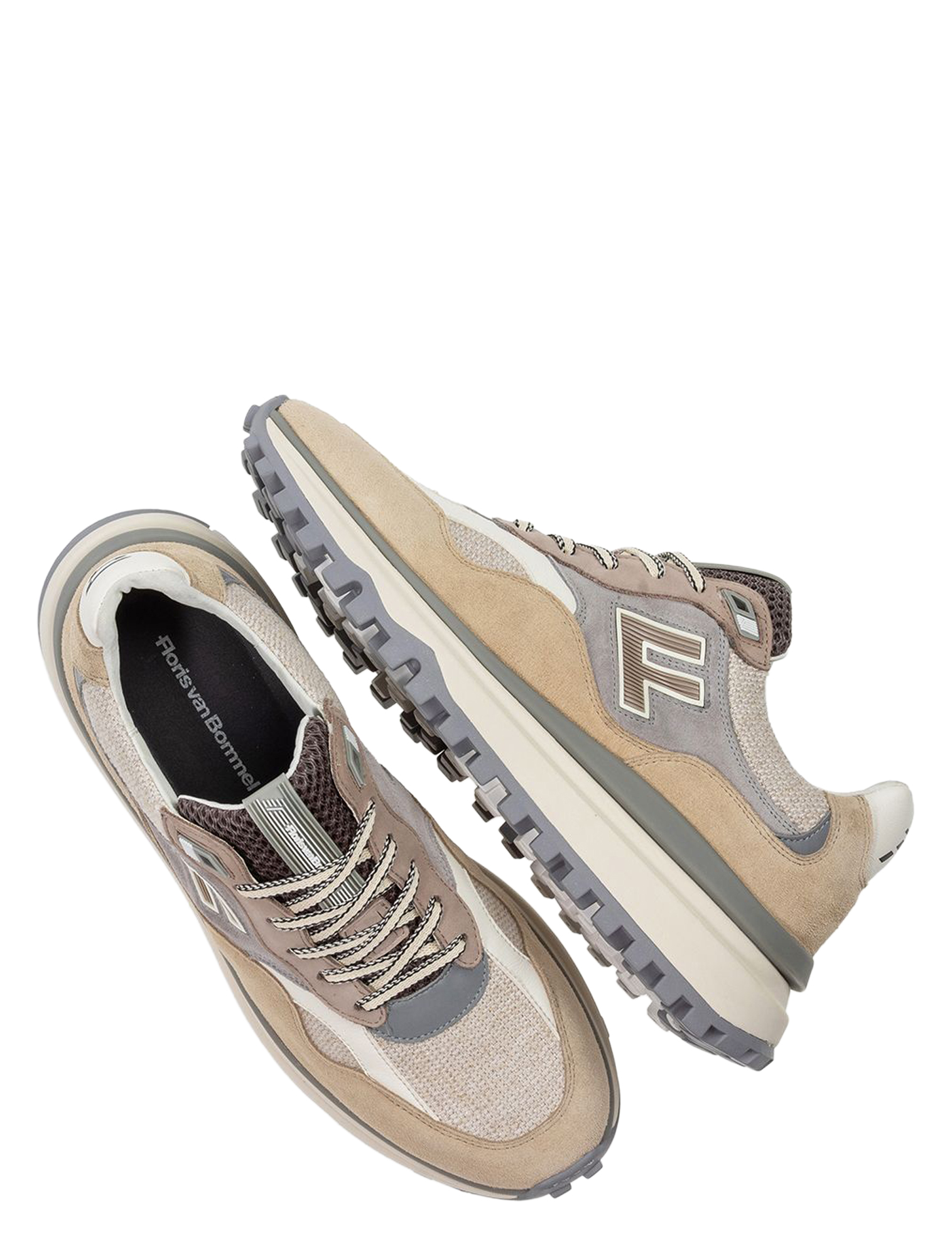 sneaker, hoge zoolde zoolog, neutraal, luxe, mesh