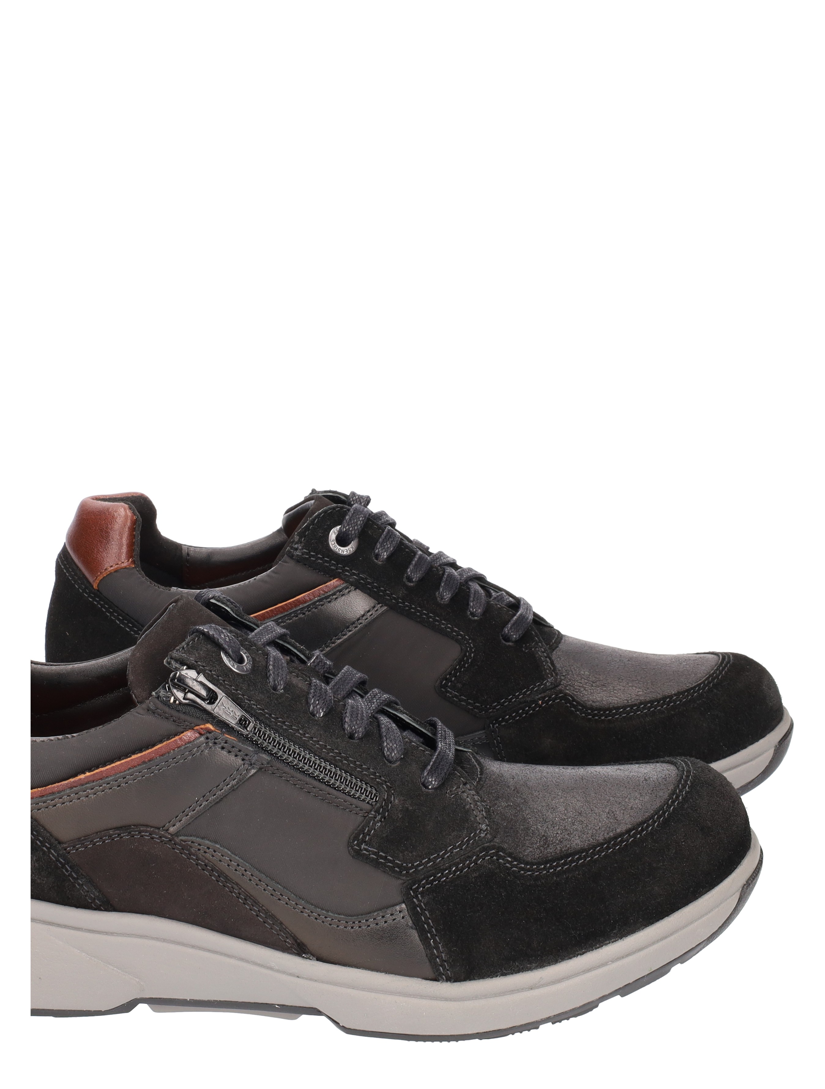 Xsensible - 30406.2 Zurich Black H-Wijdte - Heren - Veterschoenen - Casual Veterschoenen - 36434_11_8