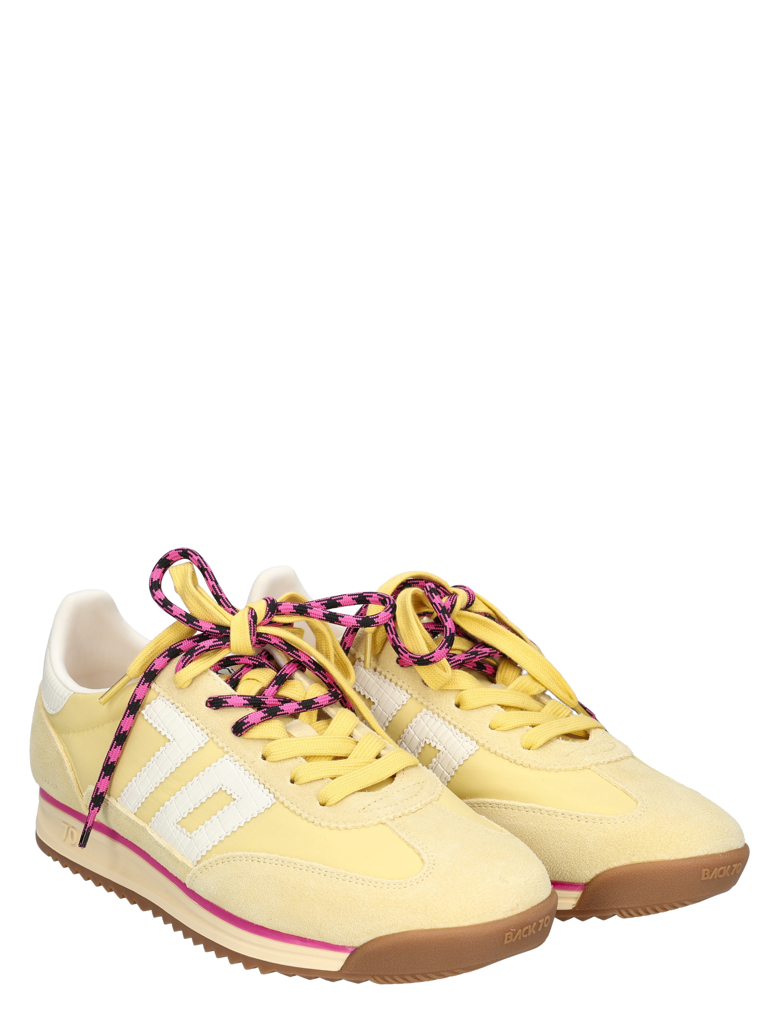 Back 70 - Jogger N26-203 Nylon Sponge Lt. Yello - Sneakers - Dames - Lage Sneakers - 50720_55_5