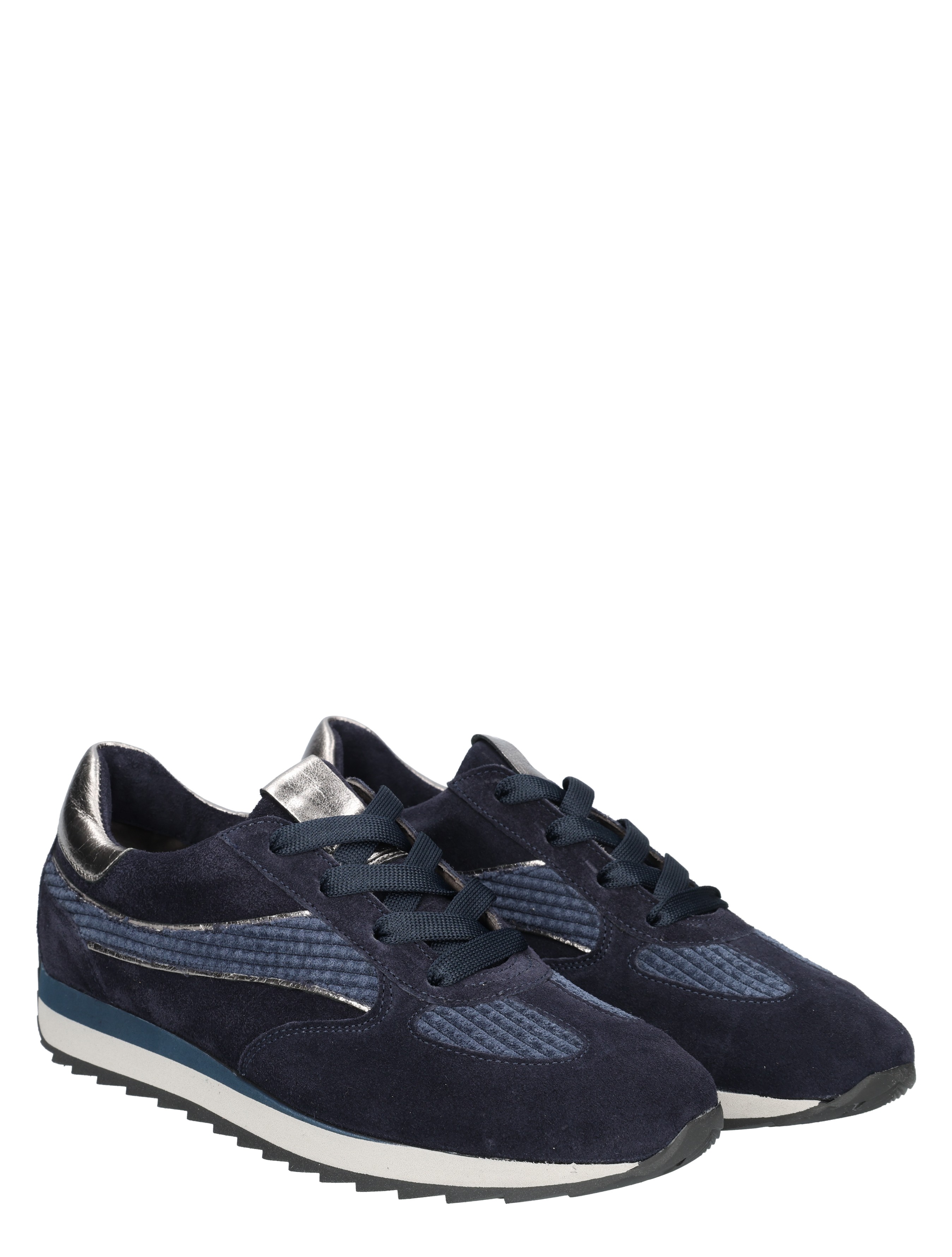Softwaves - 9.32.04 003 Suede Blue Ink - Dames - Veterschoenen - Casual Veterschoenen - 48882_33_5