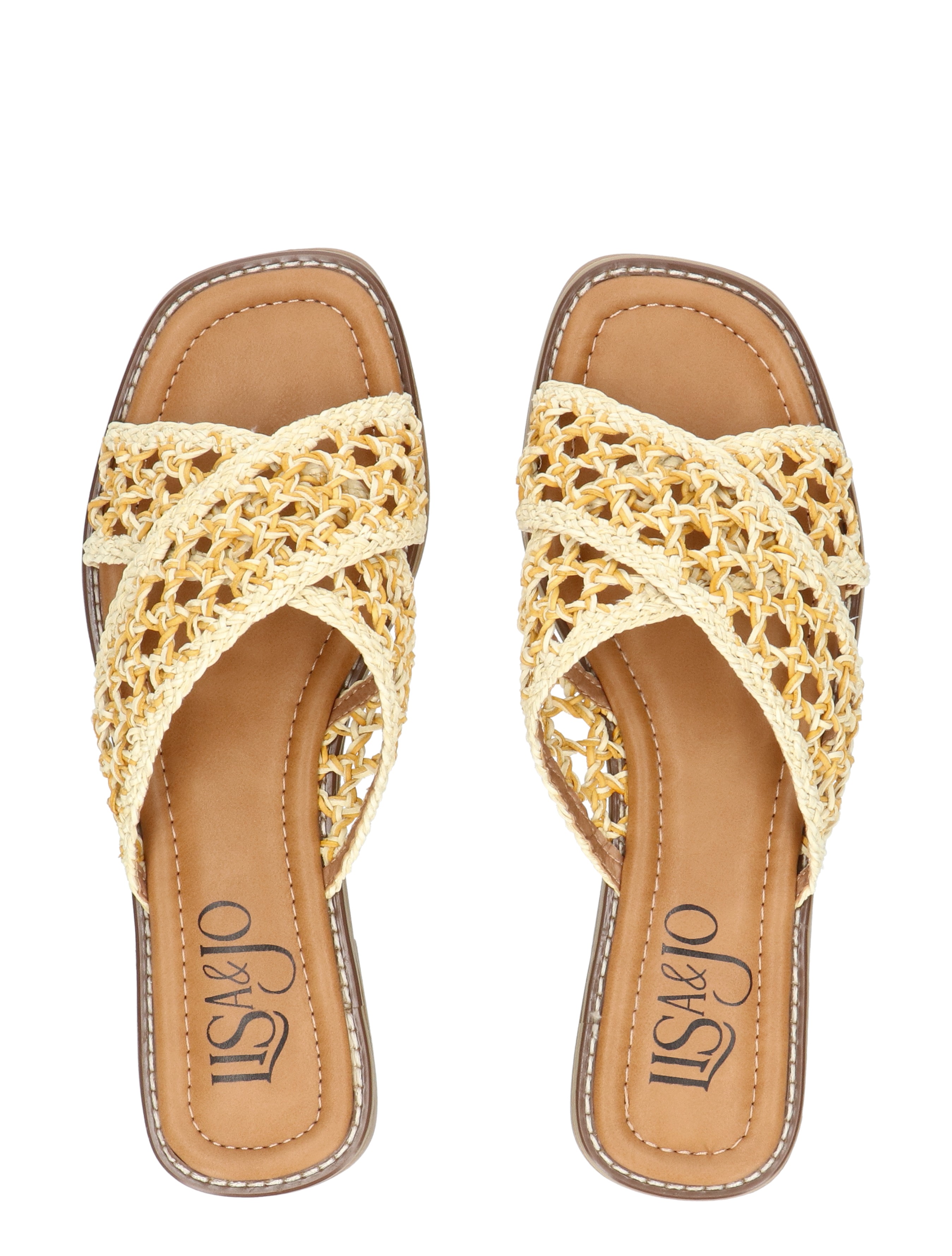 Lisa & Jo - Zahide Beige - Dames - Muiltjes - 50301_77_1