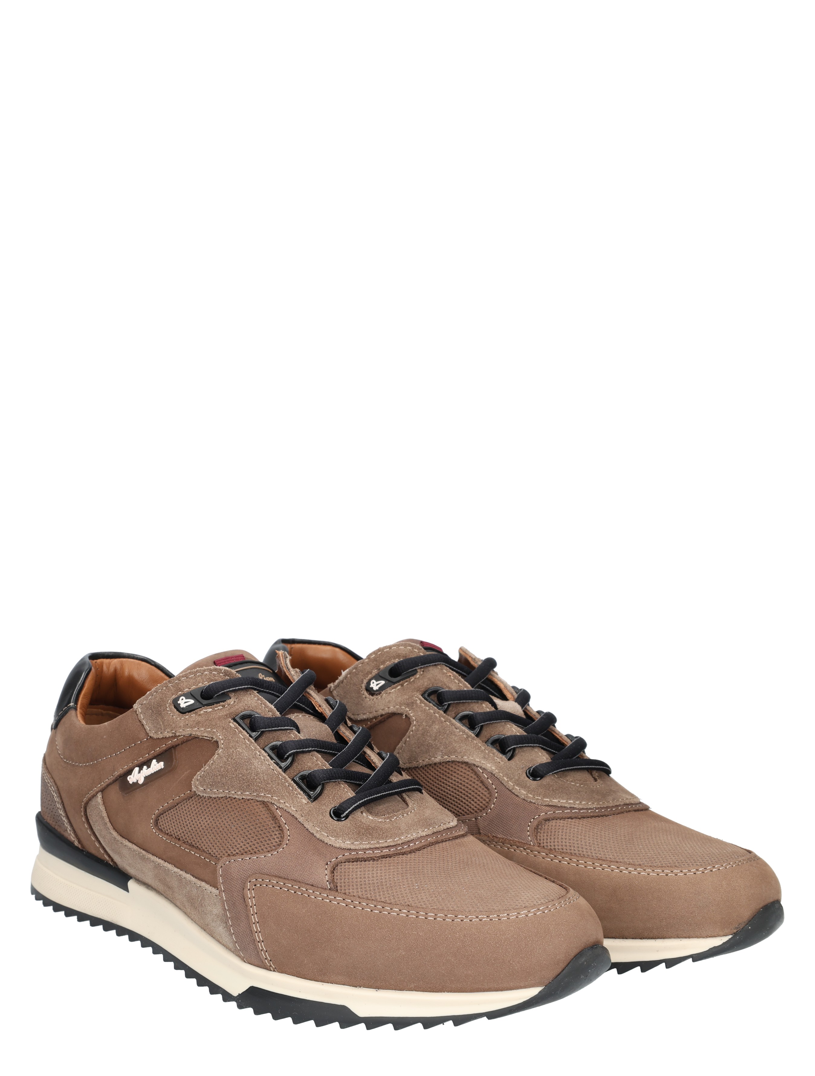 Australian - Bakersfield Taupe Brown Black - Heren - Veterschoenen - Casual Veterschoenen - 48945_22_5