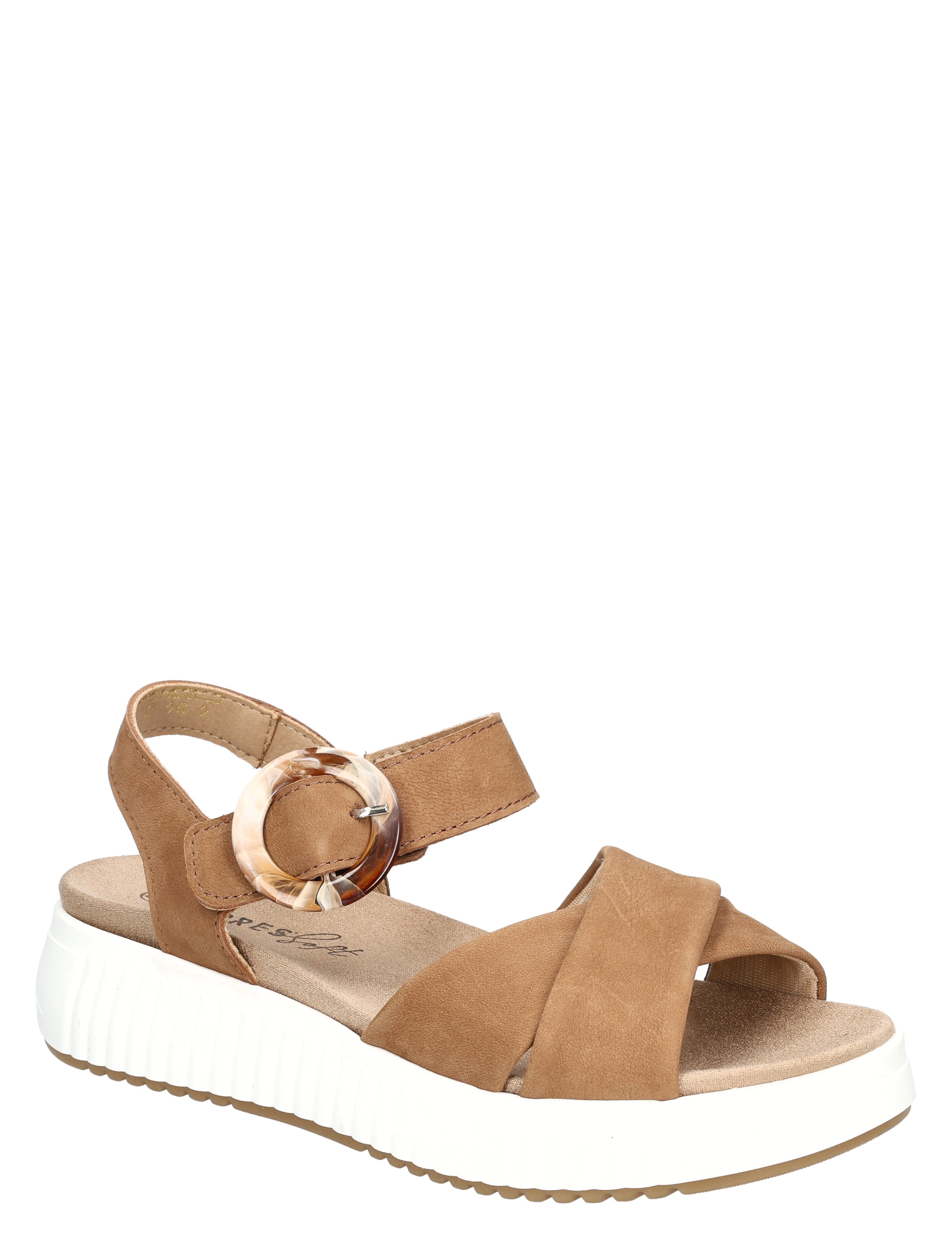 Cypres Soft - Zina 2615592 Tan Nubuk 2156 - Dames - Sandalen - 50847_22_3