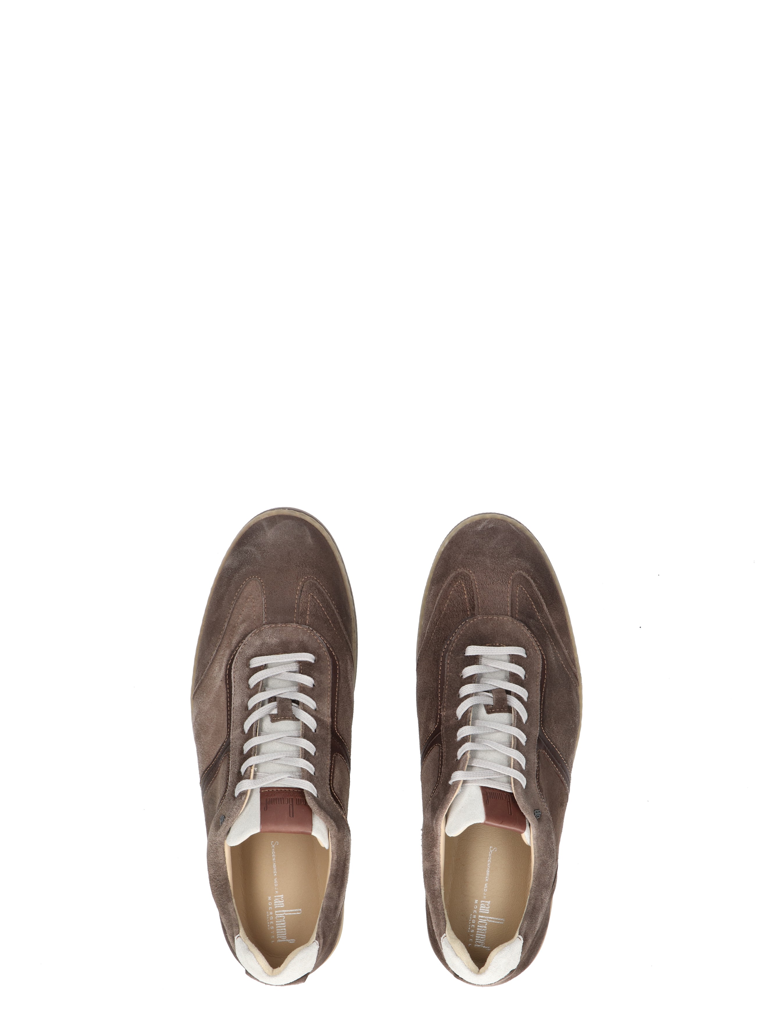 Van Bommel - Bora SBM-10024 34-01 Taupe H-Wijdte - Heren - Veterschoenen - Casual Veterschoenen - 49264_77_7