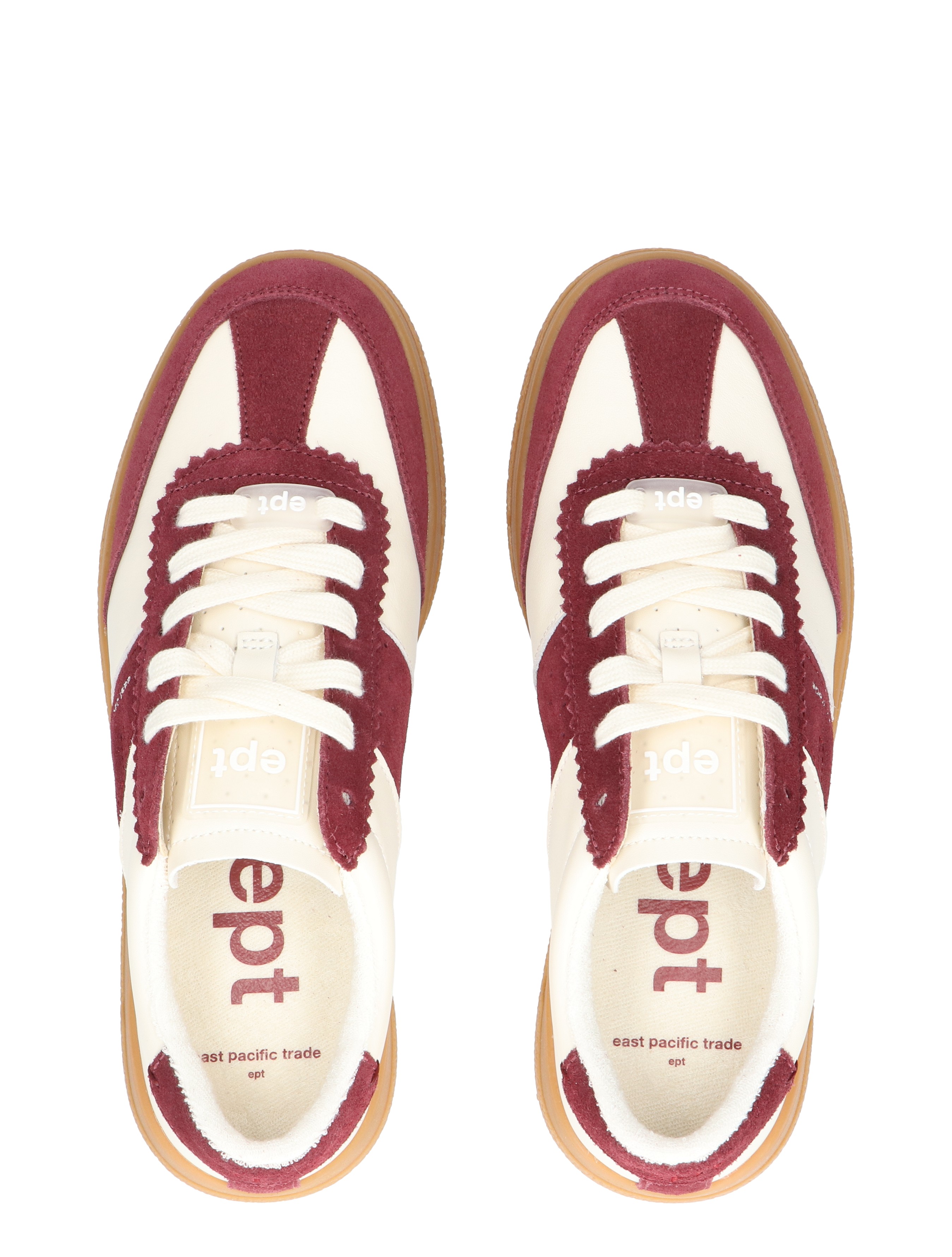 East Pacific Trade - Santos Tofu Burgundy - Sneakers - Dames - Lage Sneakers - 48447_74_7