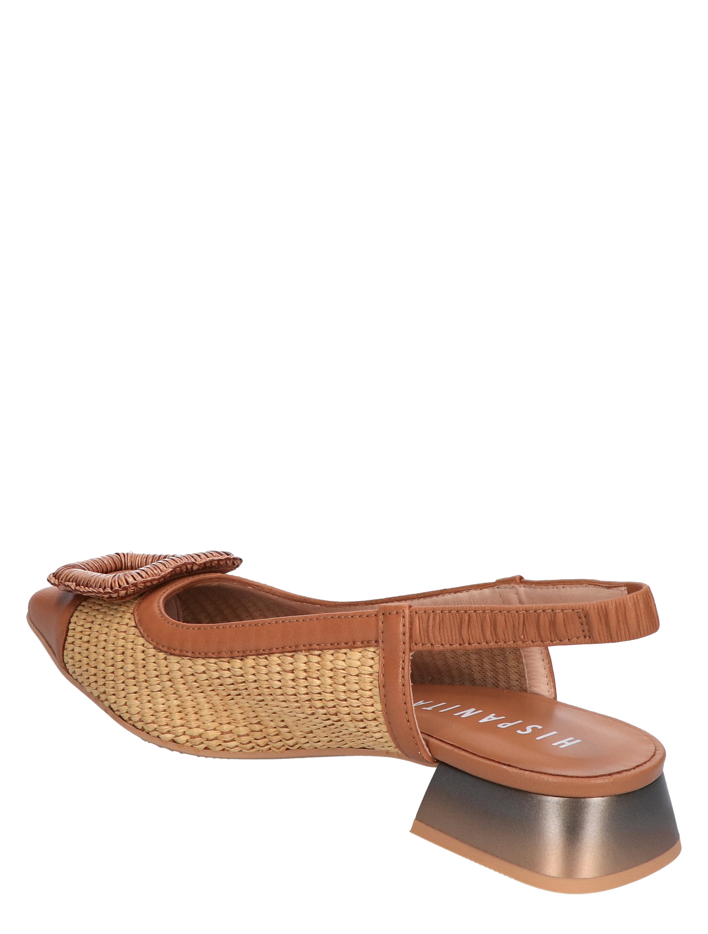 Hispanitas - RHV254046 Rafia Brown Natural - Dames - Slingbacks - 47402_27_4