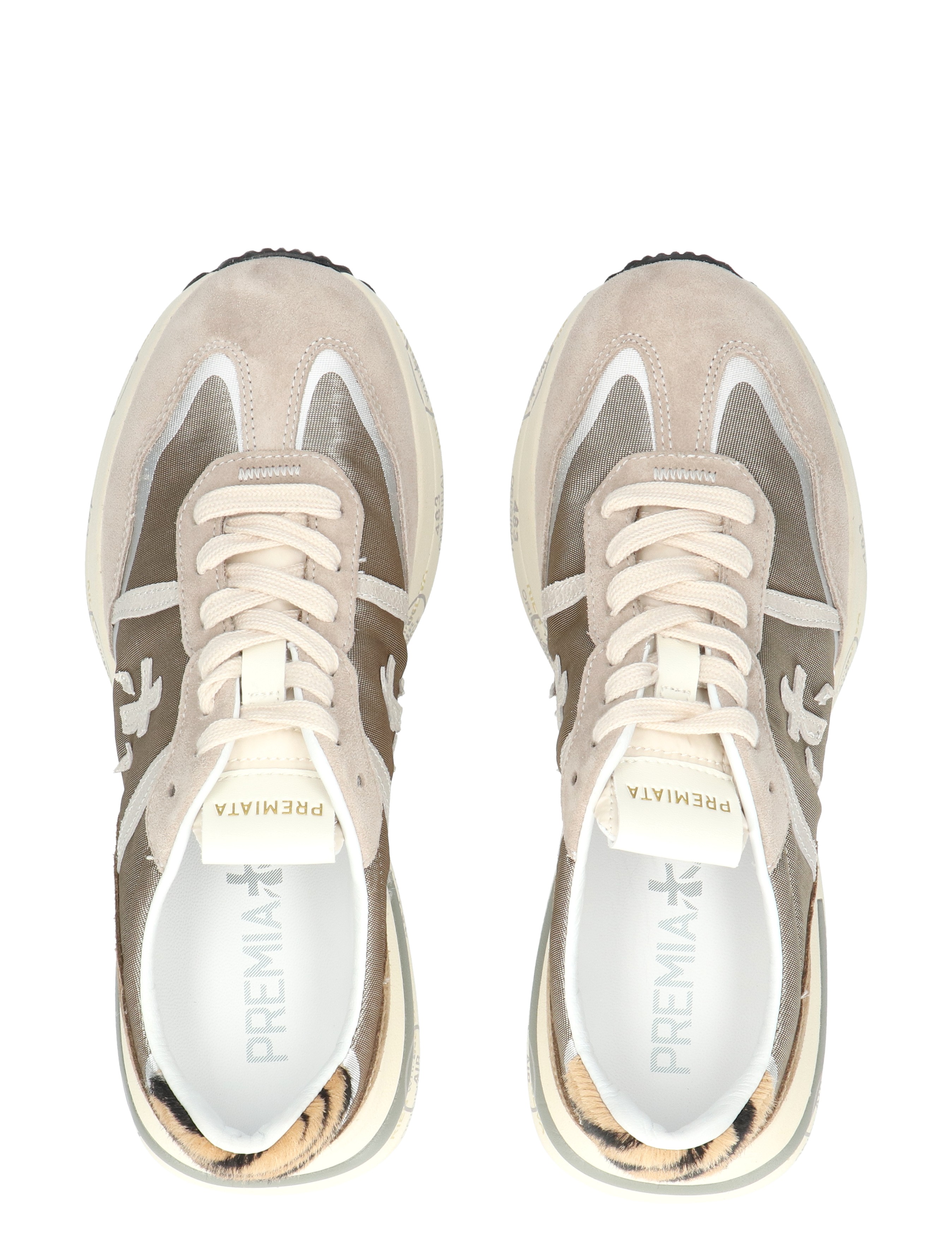 Premiata - Cassie Women 7675 Beige - Sneakers - Dames - Lage Sneakers - 48269_77_7
