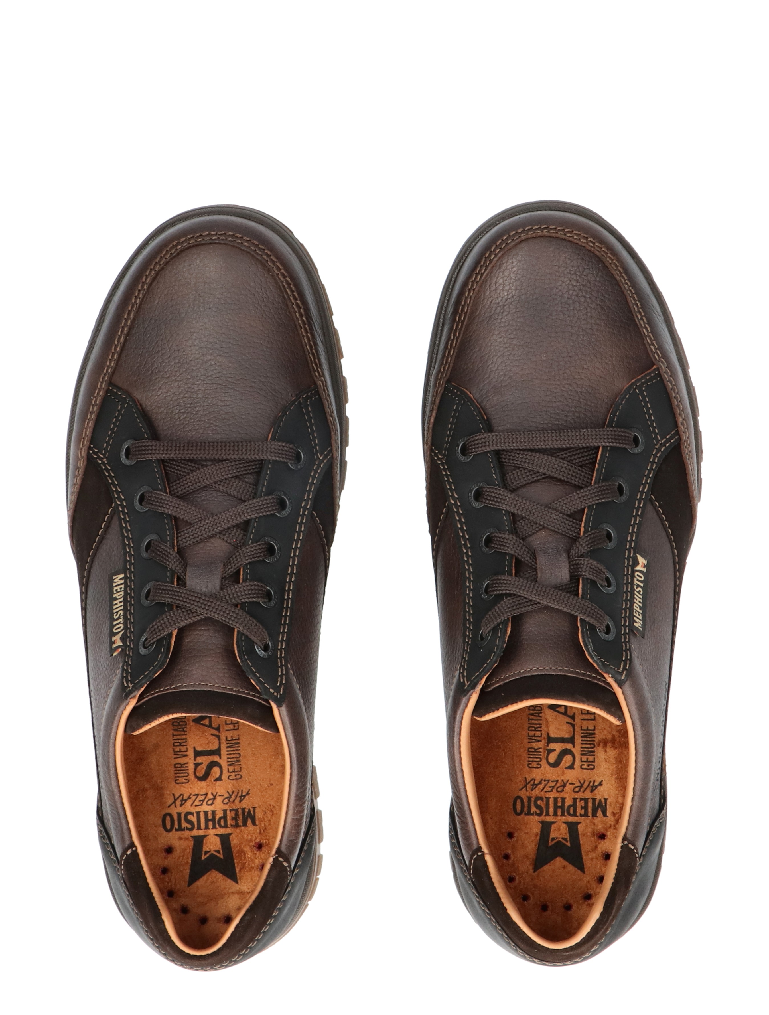 Mephisto - Paco Dark Brown G-Wijdte - Heren - Veterschoenen - Casual Veterschoenen - 34007_22_7