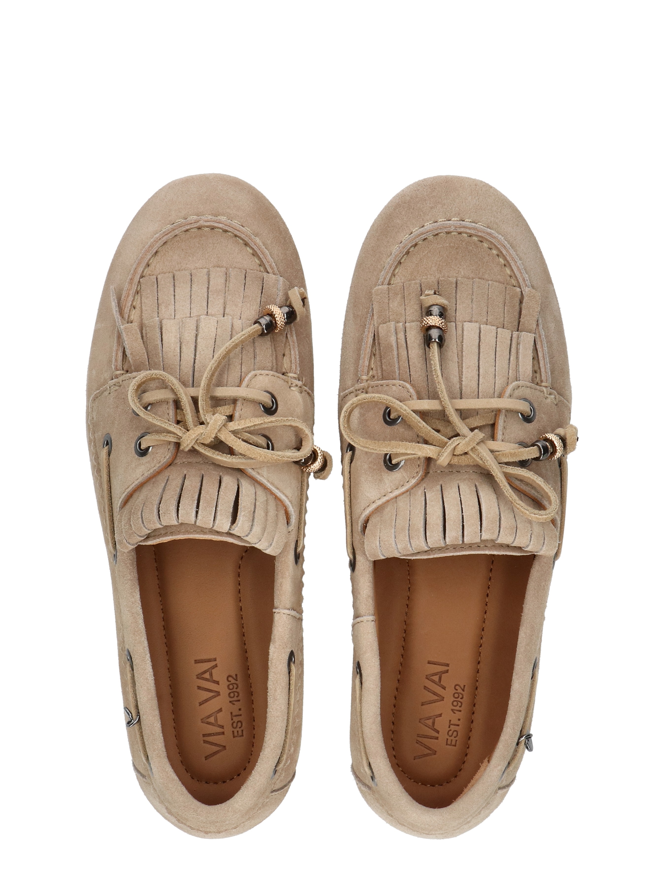 VIA VAI - June Loua 62374 01-212 Sierra Noisette - Dames - Veterschoenen - Casual Veterschoenen - 50809_77_7