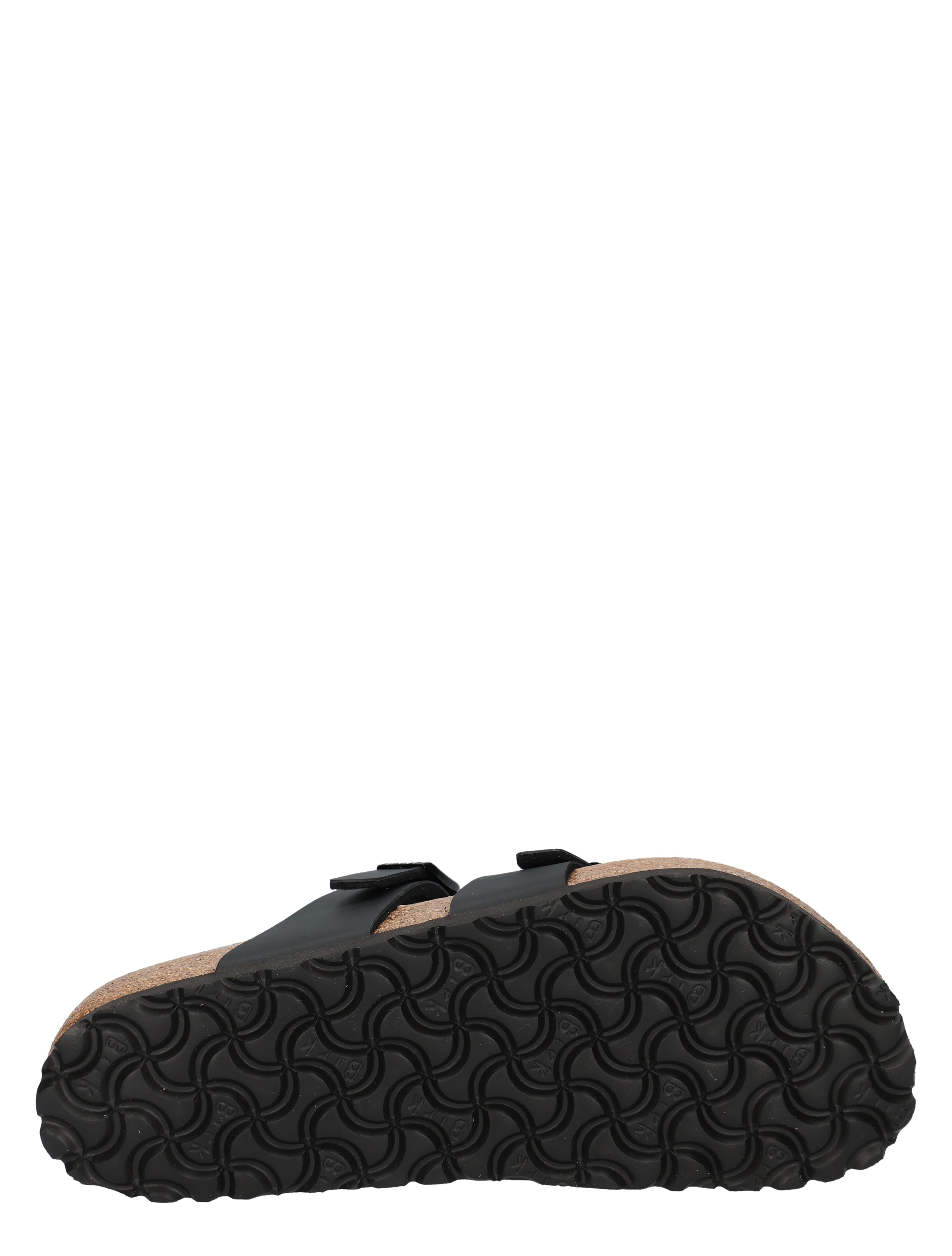 sandaal, zool, platform?, tweestrap, zwart, kurk, rubberzool