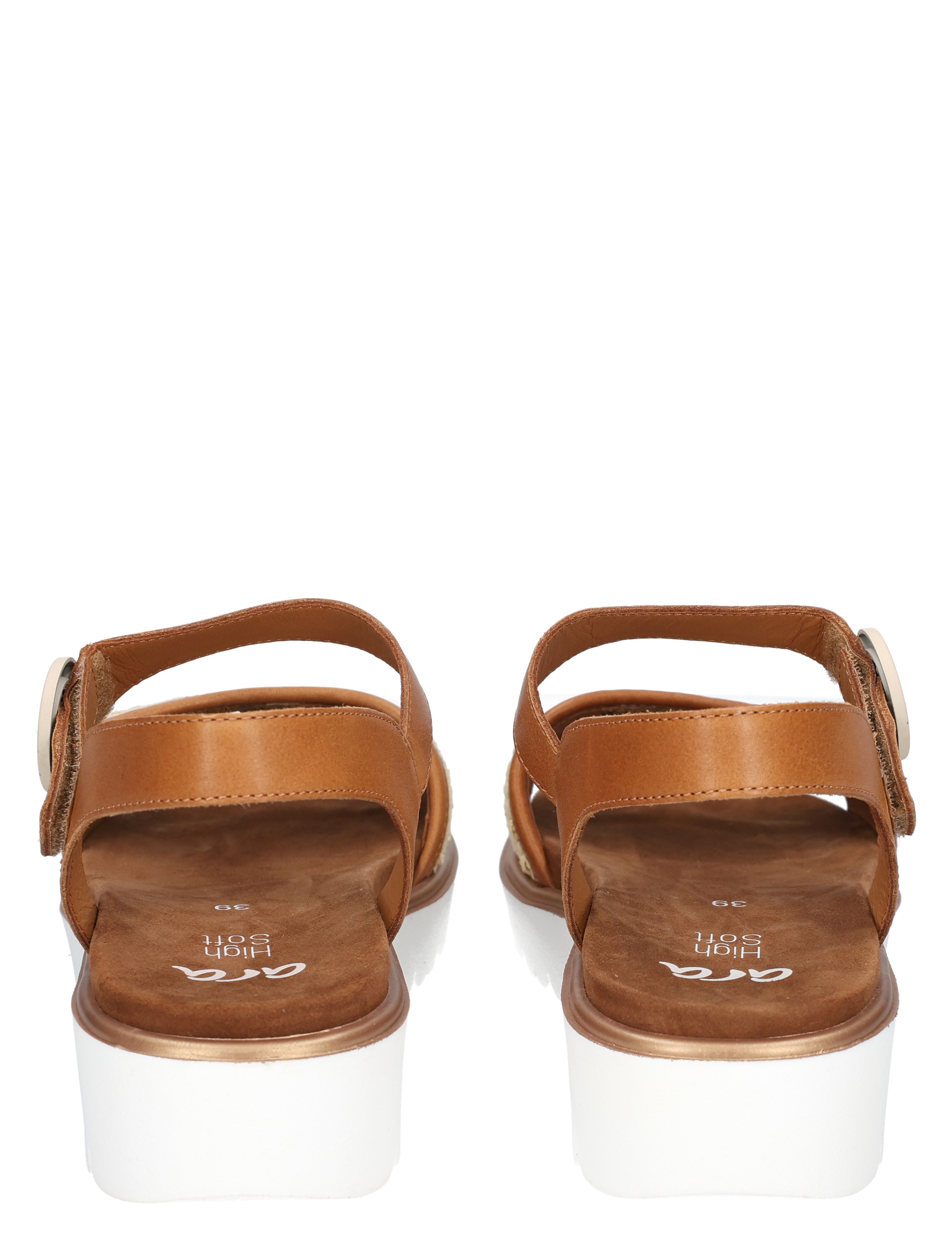 Ara - Bilbao 12-33519-09 09 Cognac Natural G-Wijdte - Dames - Sandalen - 50428_02_6