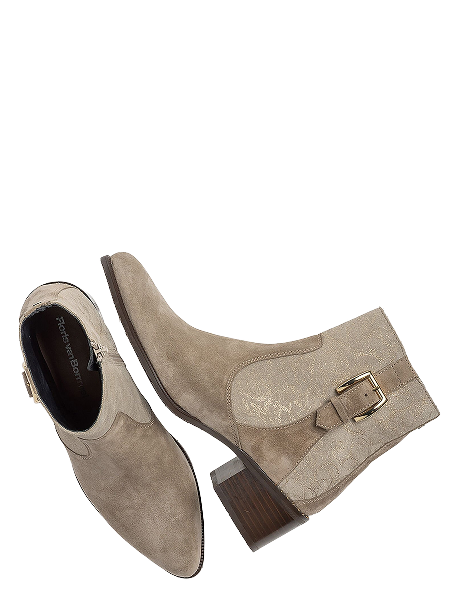 Floris van Bommel - Evi SFW-50065 22-01 Light Brown G-Wijdte - Dames - Boots - Enkellaarsjes - 50103_22_3