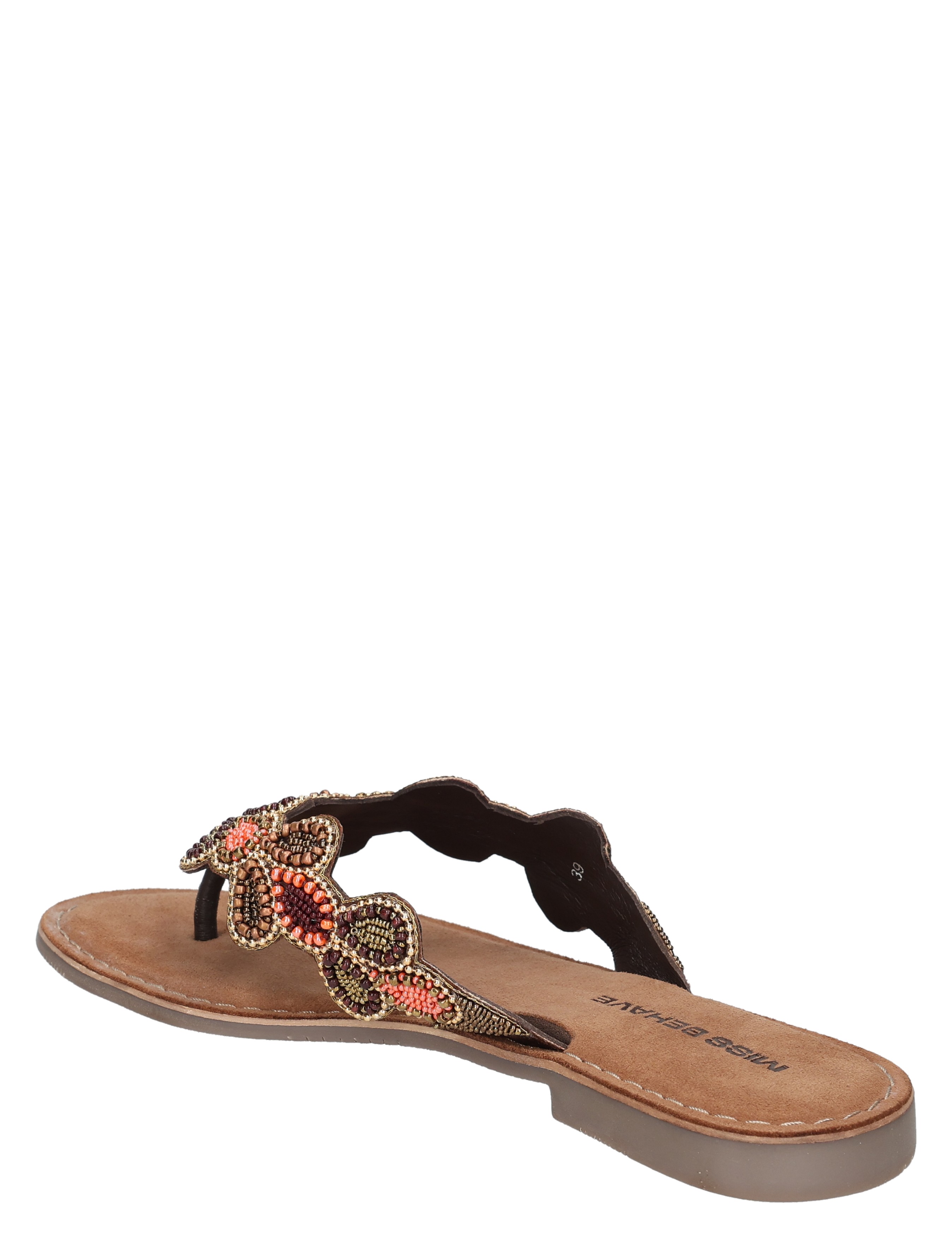 Miss Behave - Zelda Brown Multi - Dames - Slippers - 50308_22_5