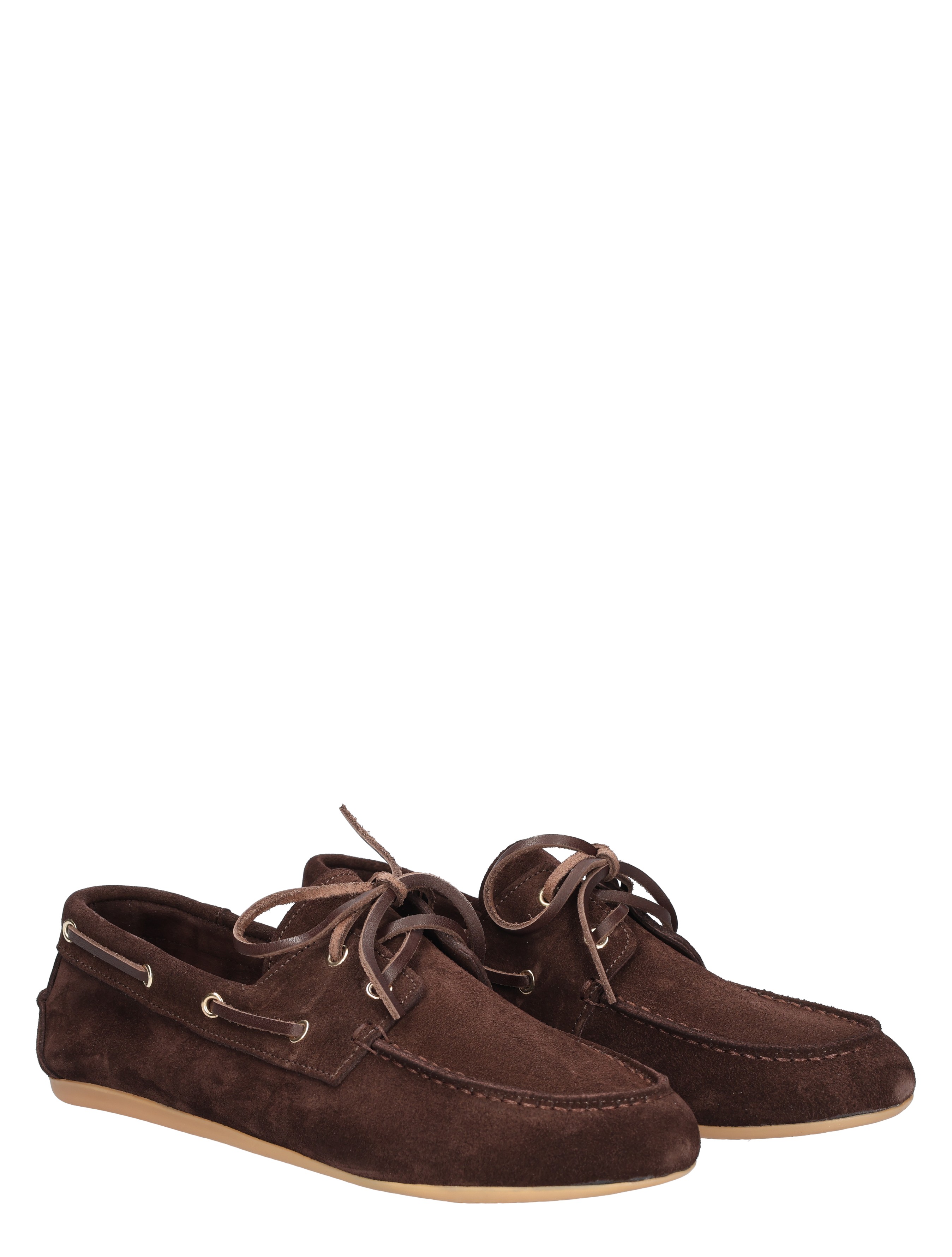 Miss Behave - Xanthi 1-d Dark Brown Suede Loafer - Dames - Veterschoenen - Casual Veterschoenen - 50762_22_5