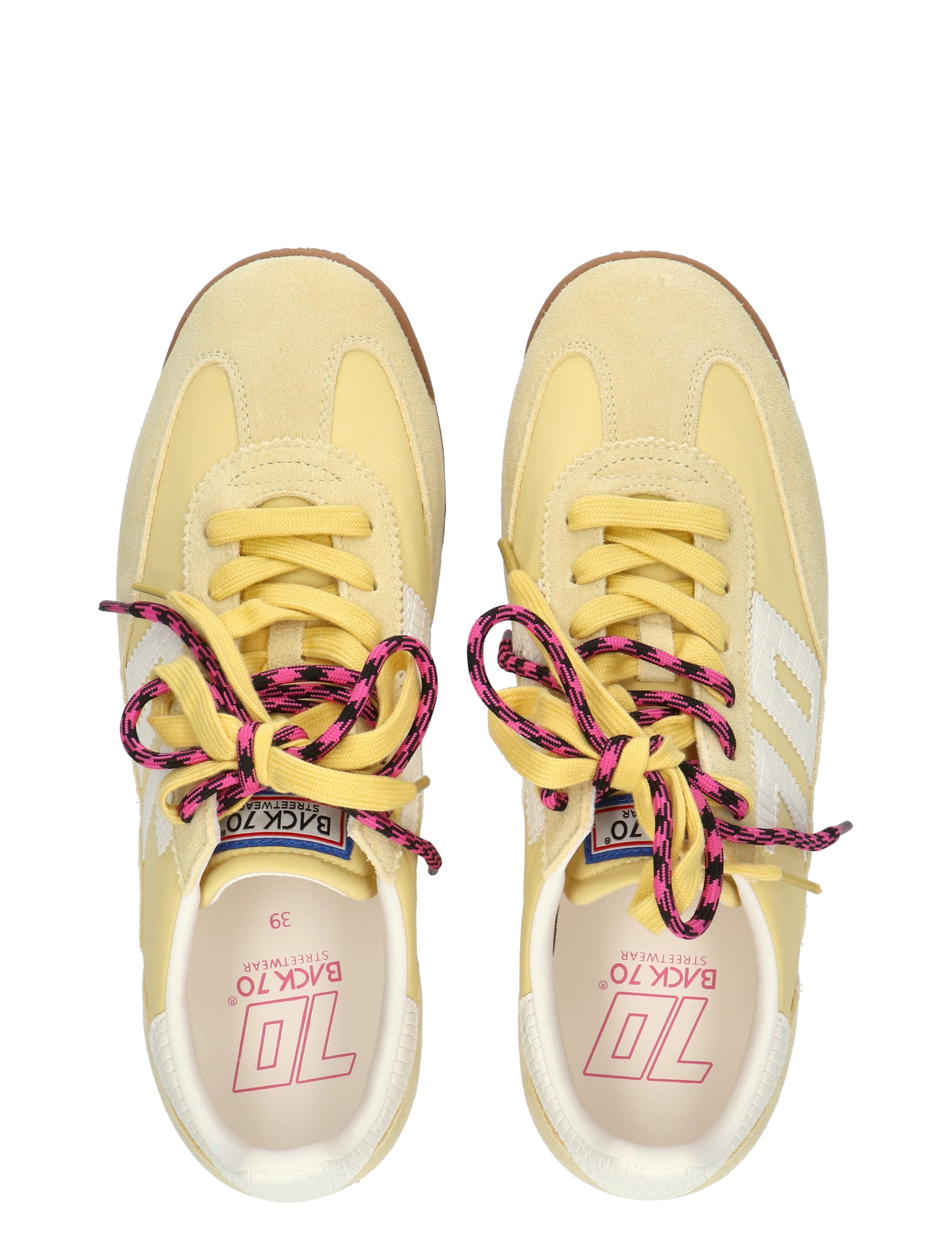 Back 70 - Jogger N26-203 Nylon Sponge Lt. Yello - Sneakers - Dames - Lage Sneakers - 50720_55_7
