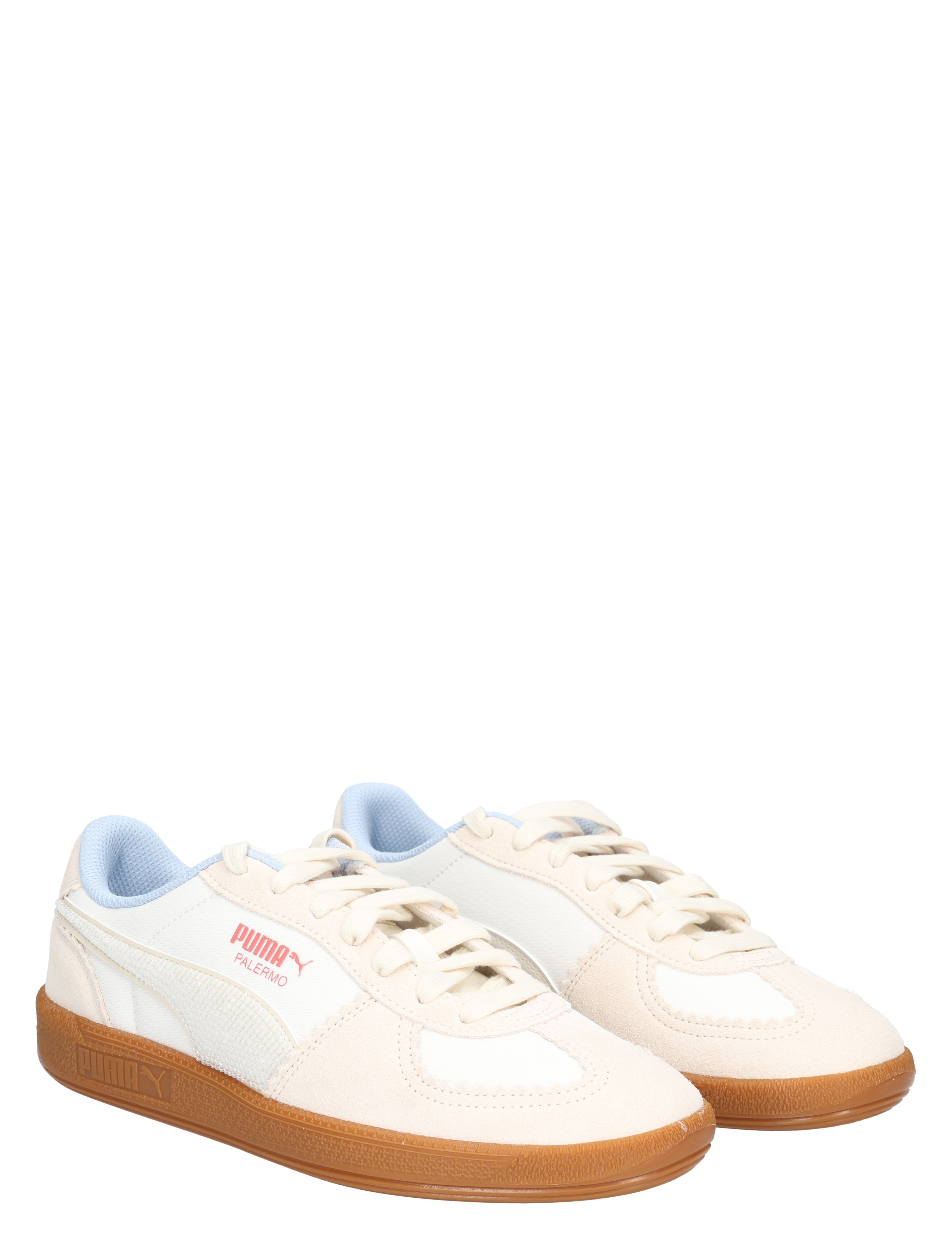 Puma - Palermo Gentle Meld 402571 01 Warm White Caramel - Sneakers - Dames - Lage Sneakers - 48074_77_5