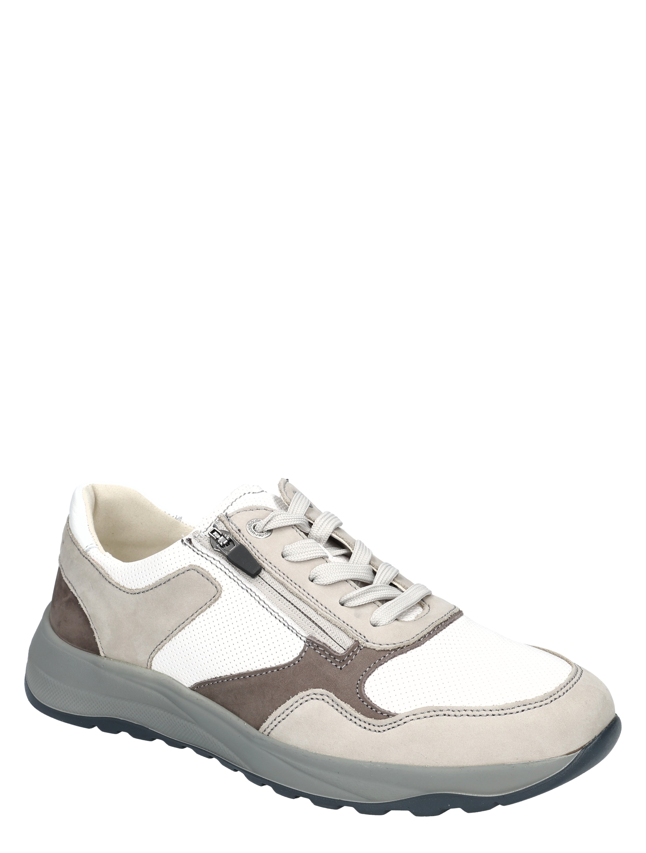 Waldlaufer - John 415 679 White Grey K-Wijdte - Heren - Veterschoenen - Casual Veterschoenen - 50396_89_3