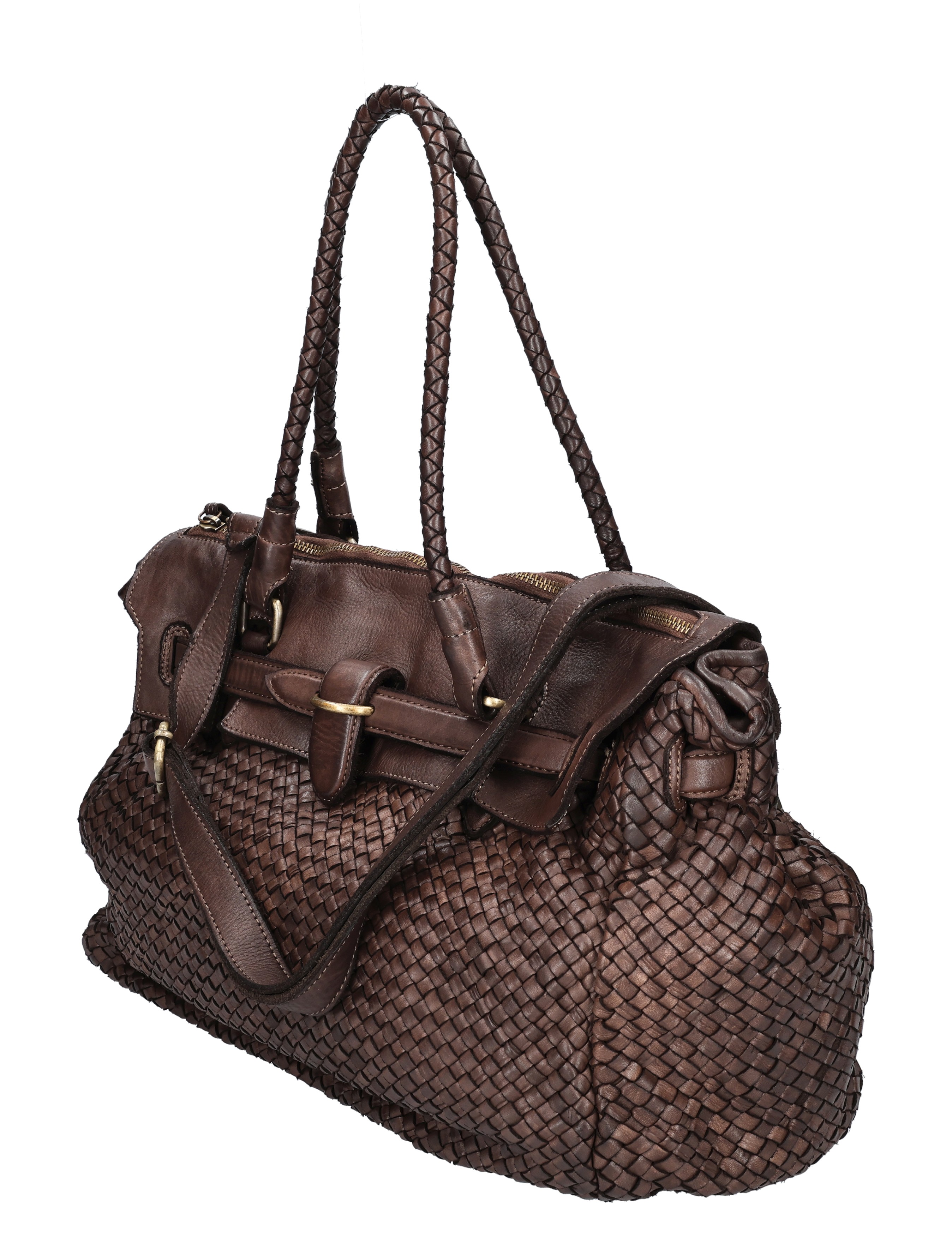 Studio di Lauro - BS4140 Brown - Schoudertassen - Dames - 52489_22_2