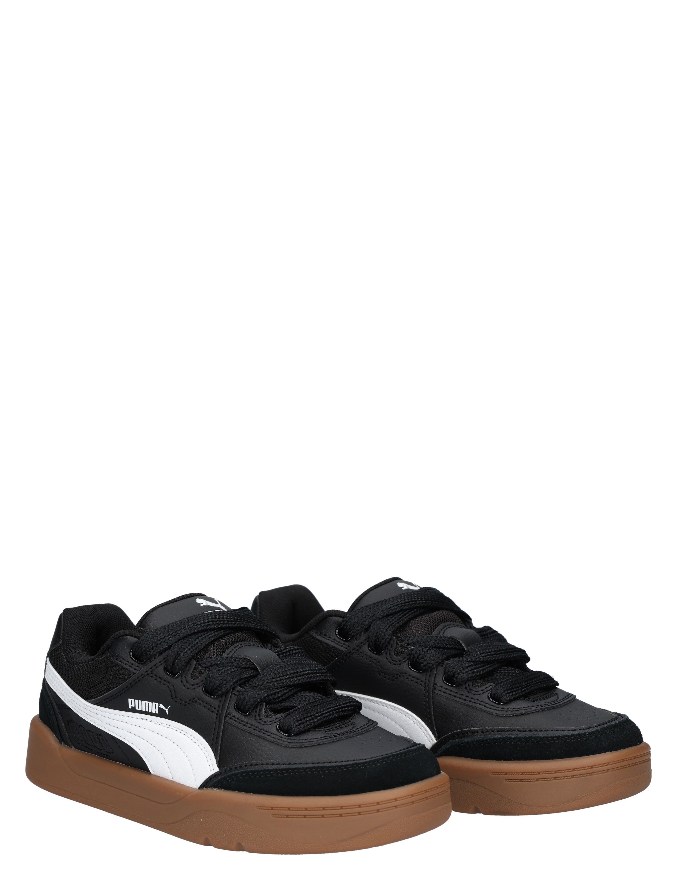 Puma - Park Lifestyle 02 Black White - Meisjes - Jongens - Sneakers - Lage Sneakers - Lage Sneakers - Sneakers - 48087_11_5