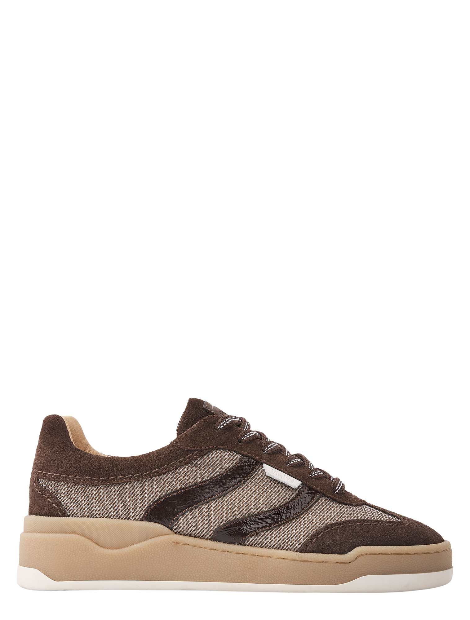 VIA VAI - 62482 Sam Naomi Brown Beige - Dames - Sneakers - Lage Sneakers - 52899_27_1