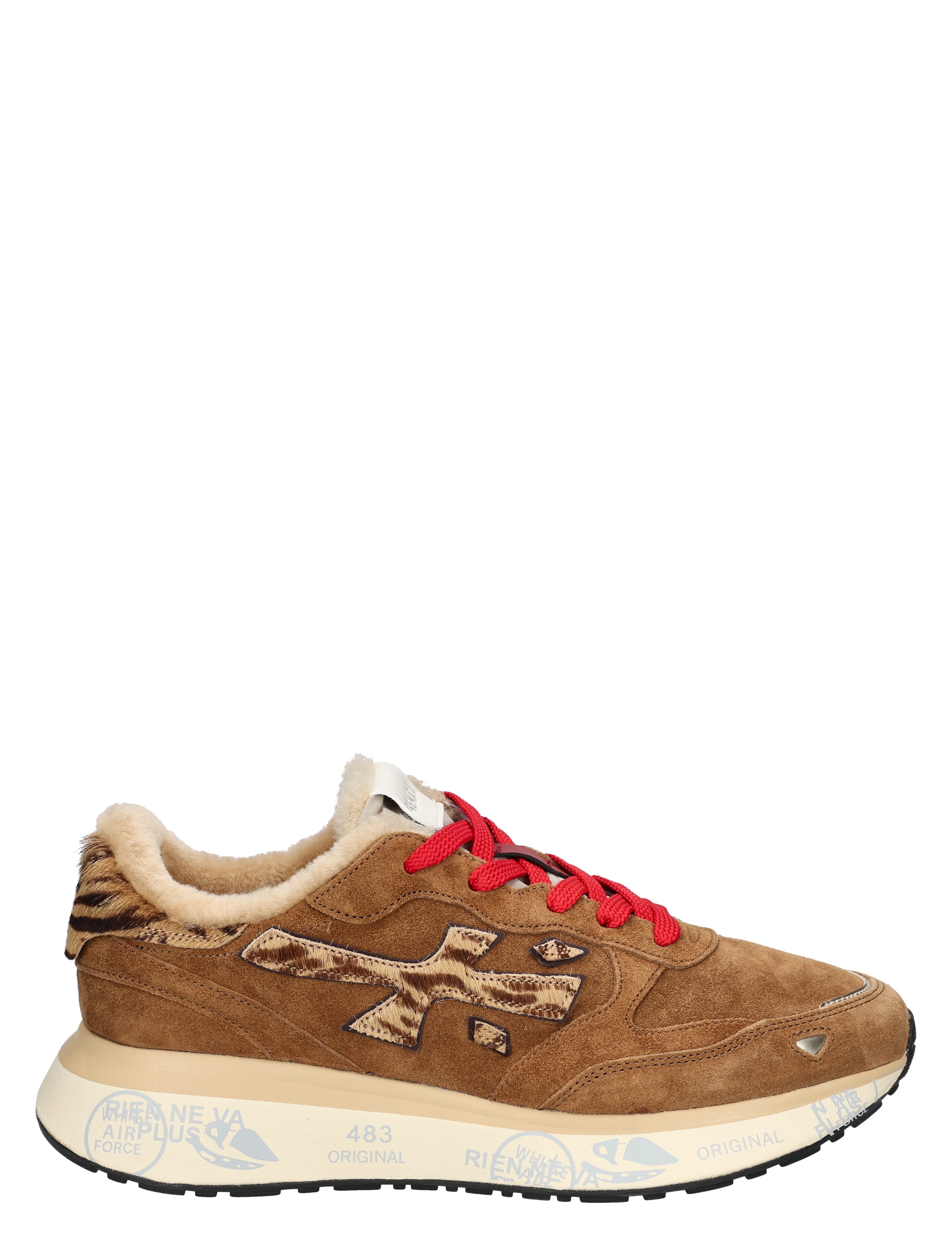 Premiata - Lauryn Women 8532 Brown Tiger - Dames - Sneakers - Lage Sneakers - 51092_22_1