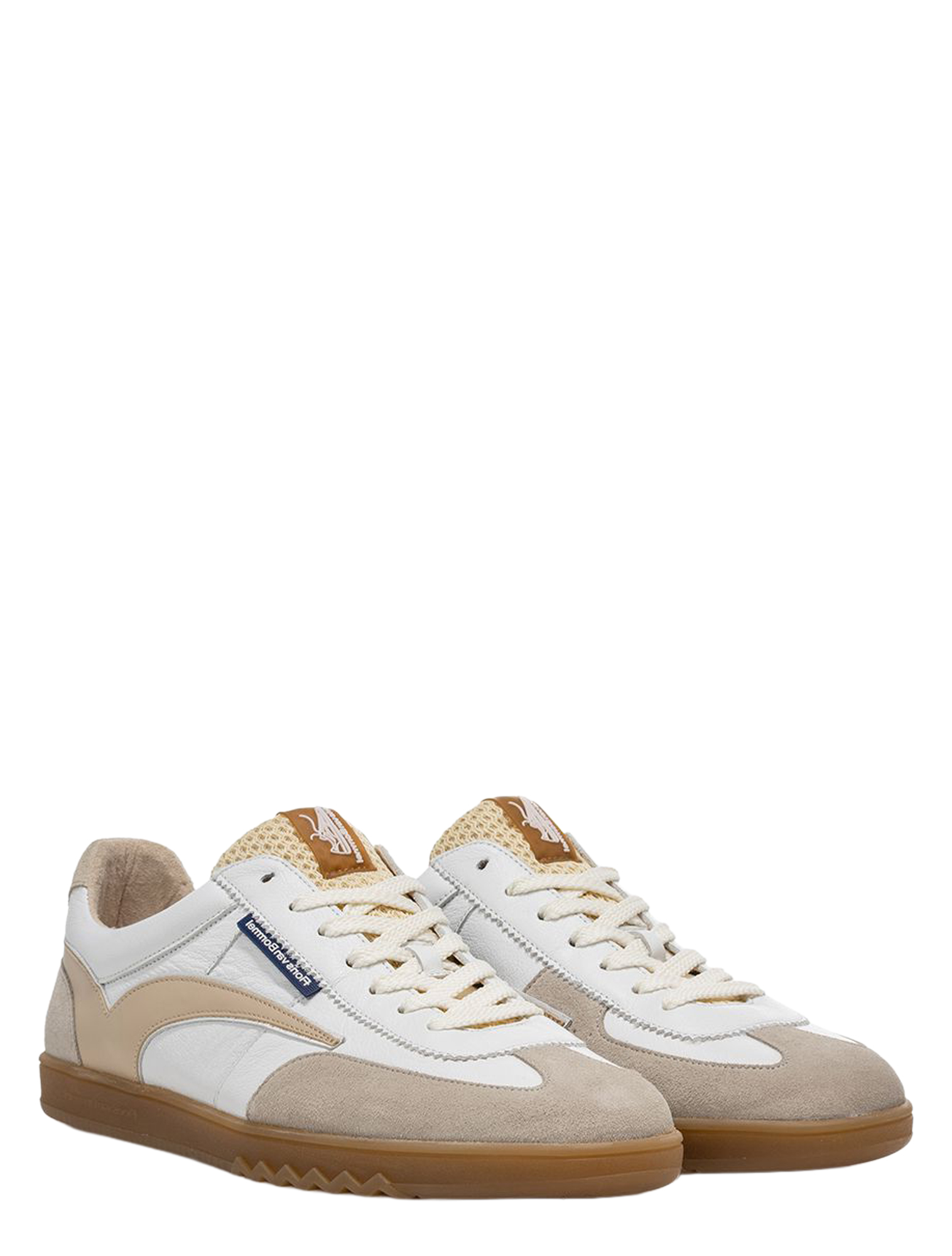 Floris van Bommel - De Zaler 10224 01.21 White Beige G+Wijdte - Heren - Lage Sneakers - Sneakers - 51433_87_2