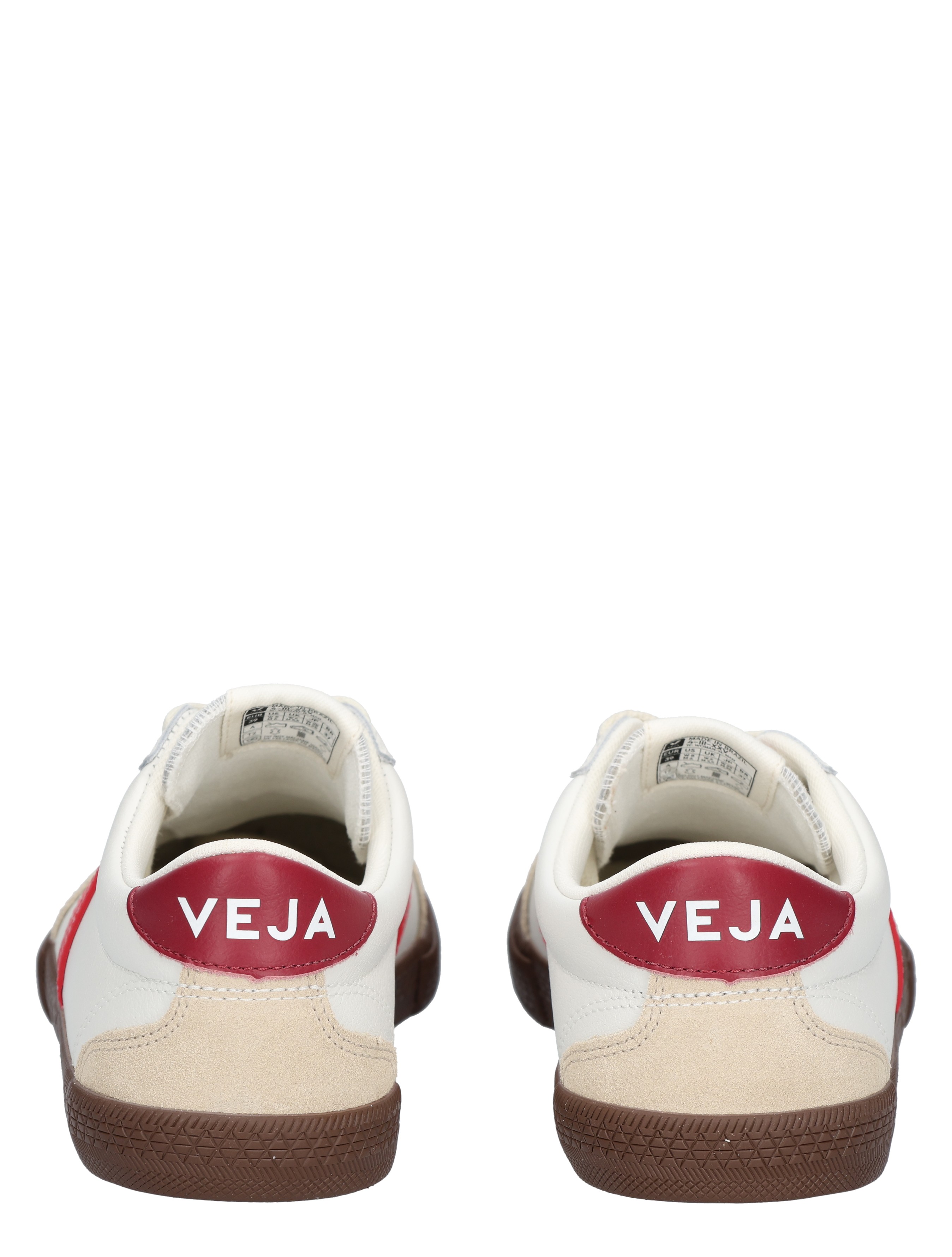Veja - Volley Women Leather VO2003533 White Pekin Bark - Sneakers - Dames - Lage Sneakers - 48206_84_6