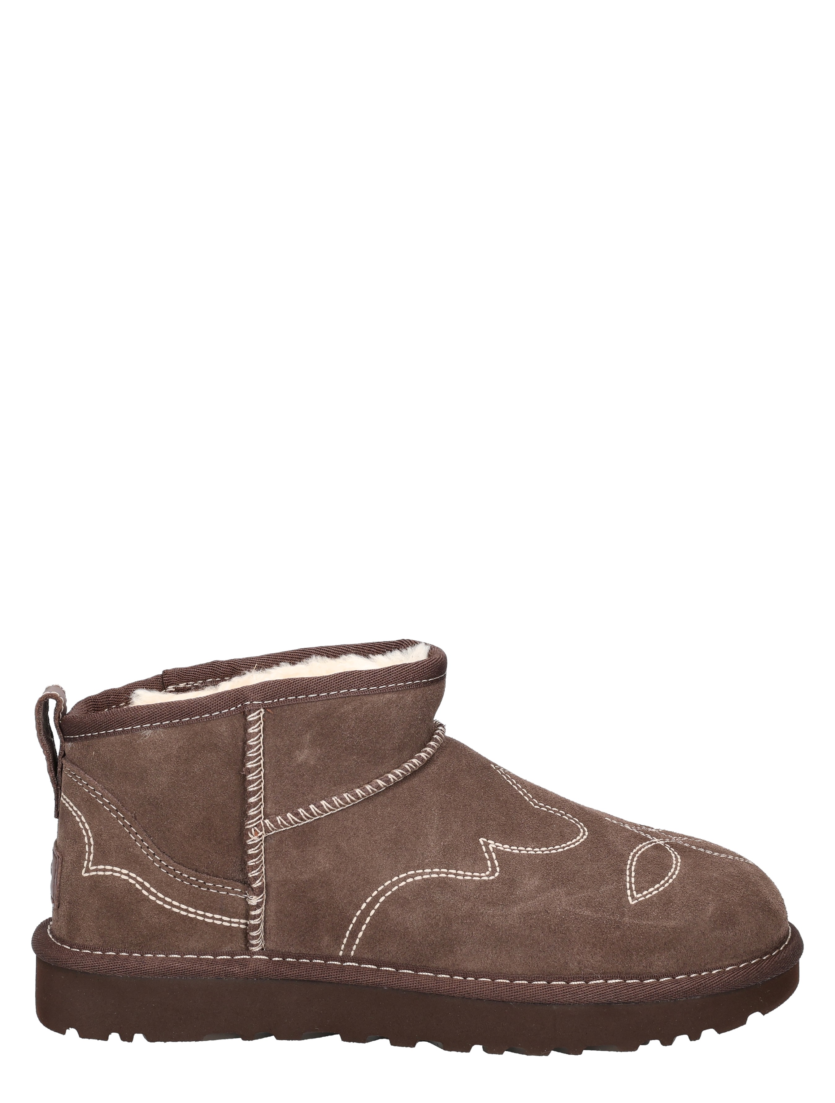 UGG - Classic Ultra Mini Western Burnt Cedar - Dames - Boots - Enkellaarsjes - 51120_22_1