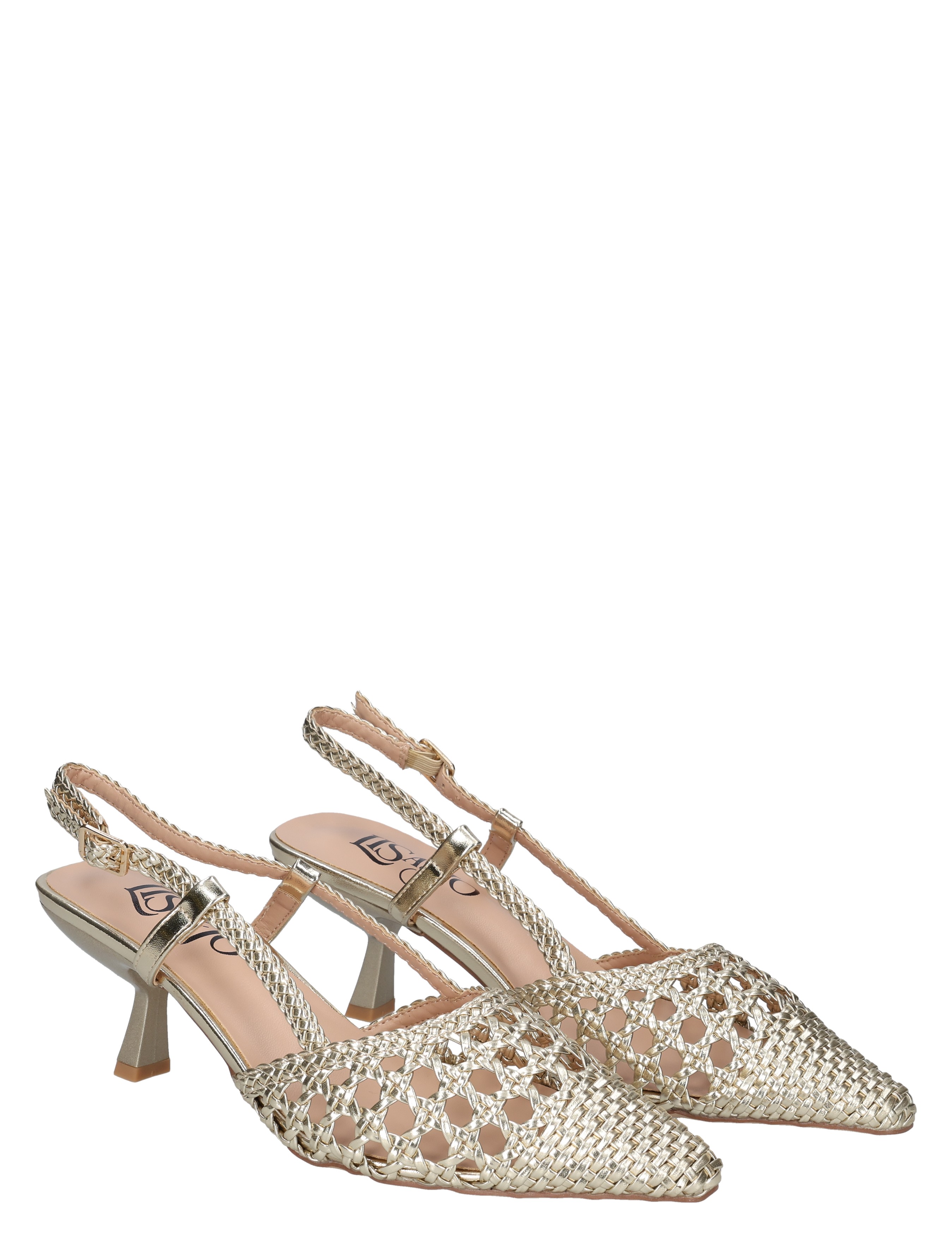 Lisa & Jo - Waqi 2616395 Gold - Dames - Slingbacks - 50215_53_5