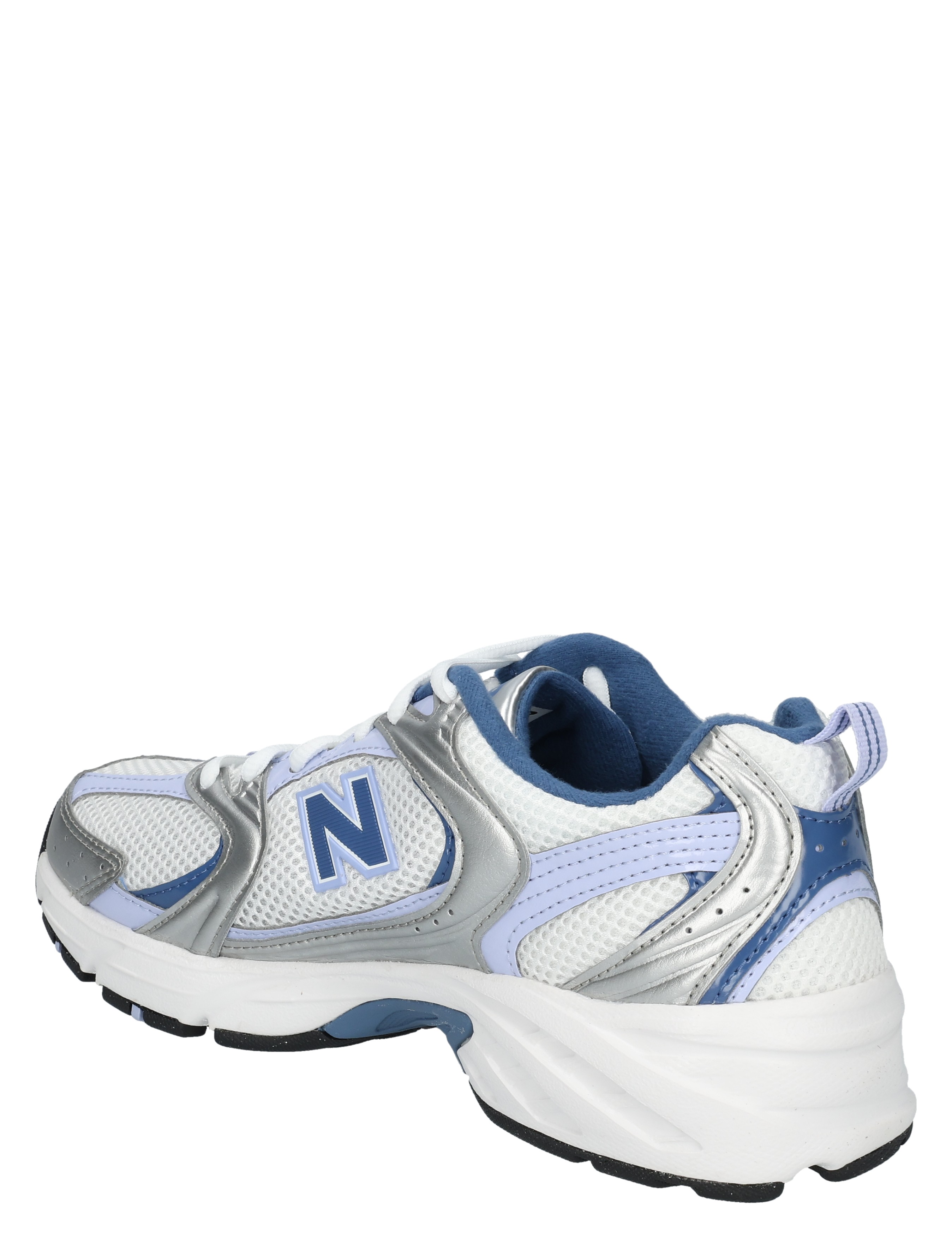 sneaker, sneaker, mesh, wit, blauw